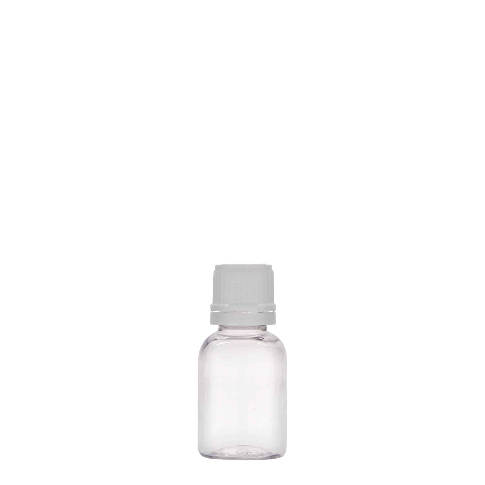 Flacon médical PET 20 ml « Easy Living », plastique, ouverture : DIN 18
