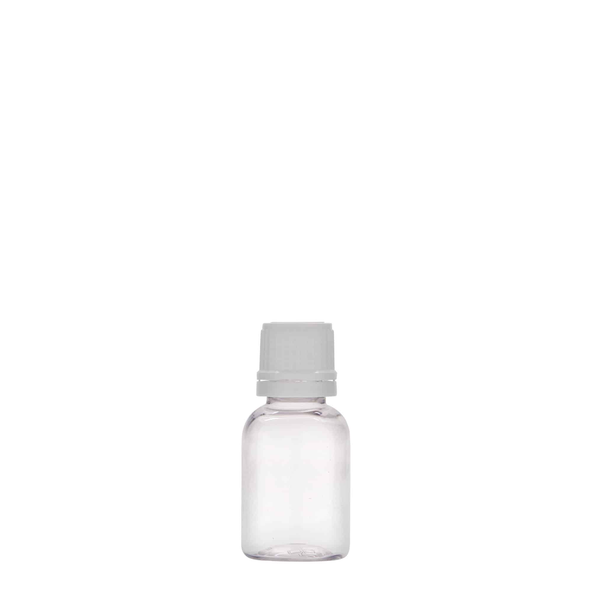 Flacon médical PET 20 ml « Easy Living », plastique, ouverture : DIN 18