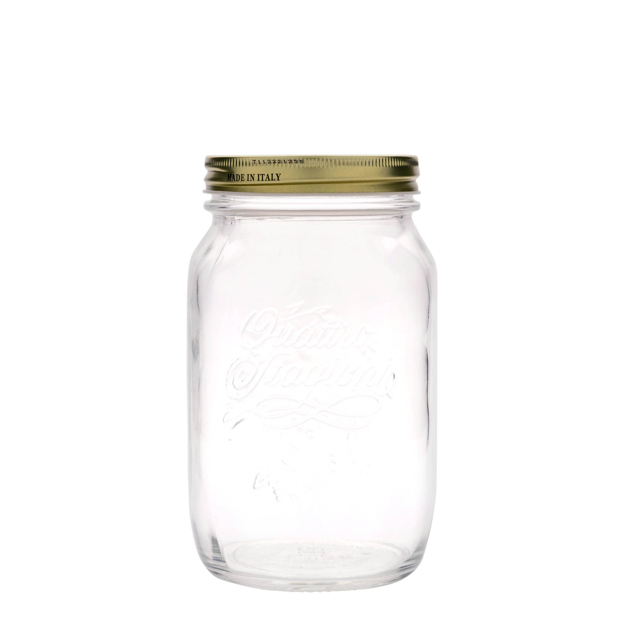 1 000 ml Verre « Quattro Stagioni », ouverture : bouchon à vis 1 000 ml Verre « Quattro Stagioni », ouverture : bouchon à vis