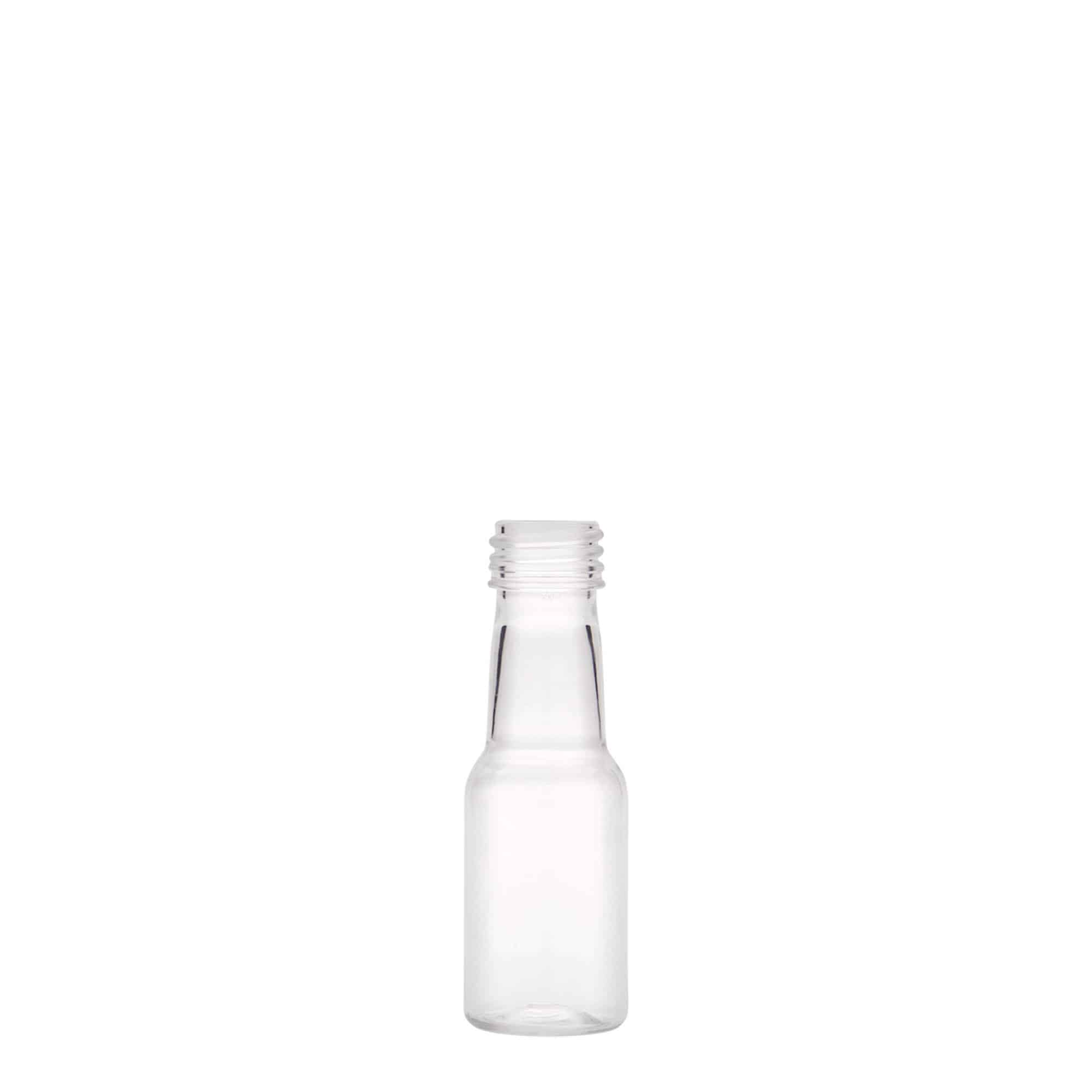 Flacon PET 20 ml 'Theo', plastique, ouverture : PP 18