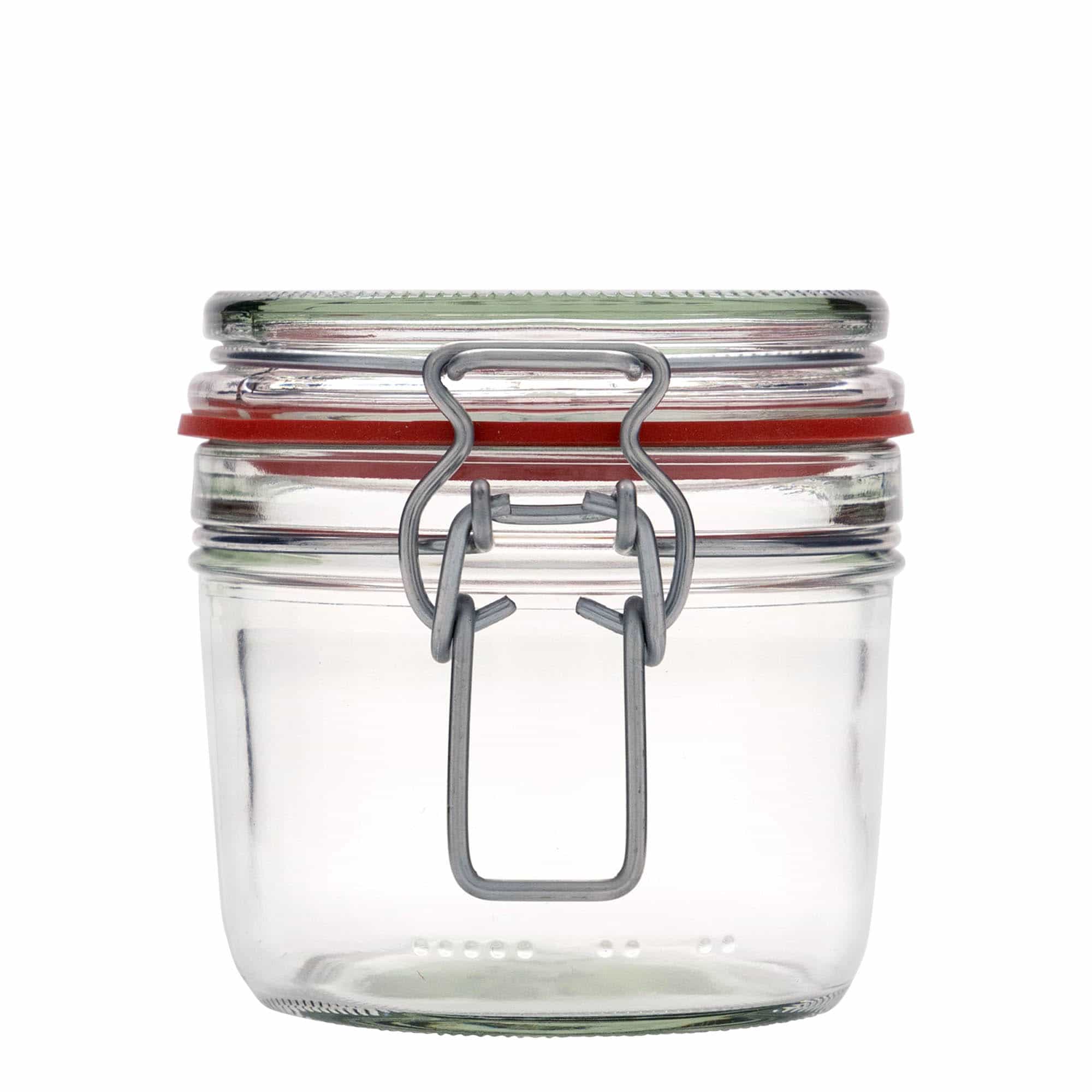 Bocal plat à fermeture mécanique 400 ml, bouchage: bouchon mécanique Bocal plat à fermeture mécanique 400 ml, bouchage: bouchon mécanique