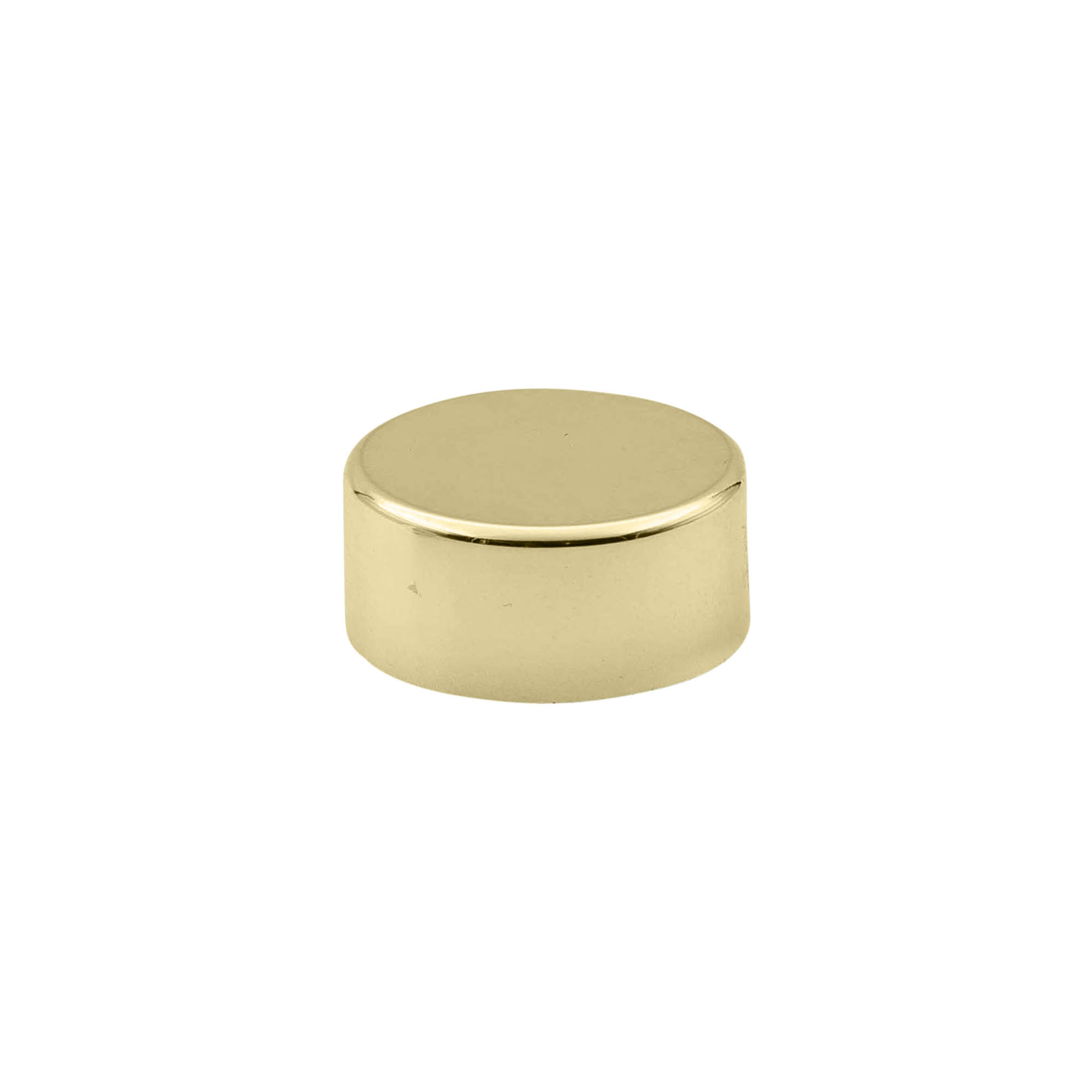 Bouchon à vis, plastique ABS, doré, pour ouverture : GPI 28/400