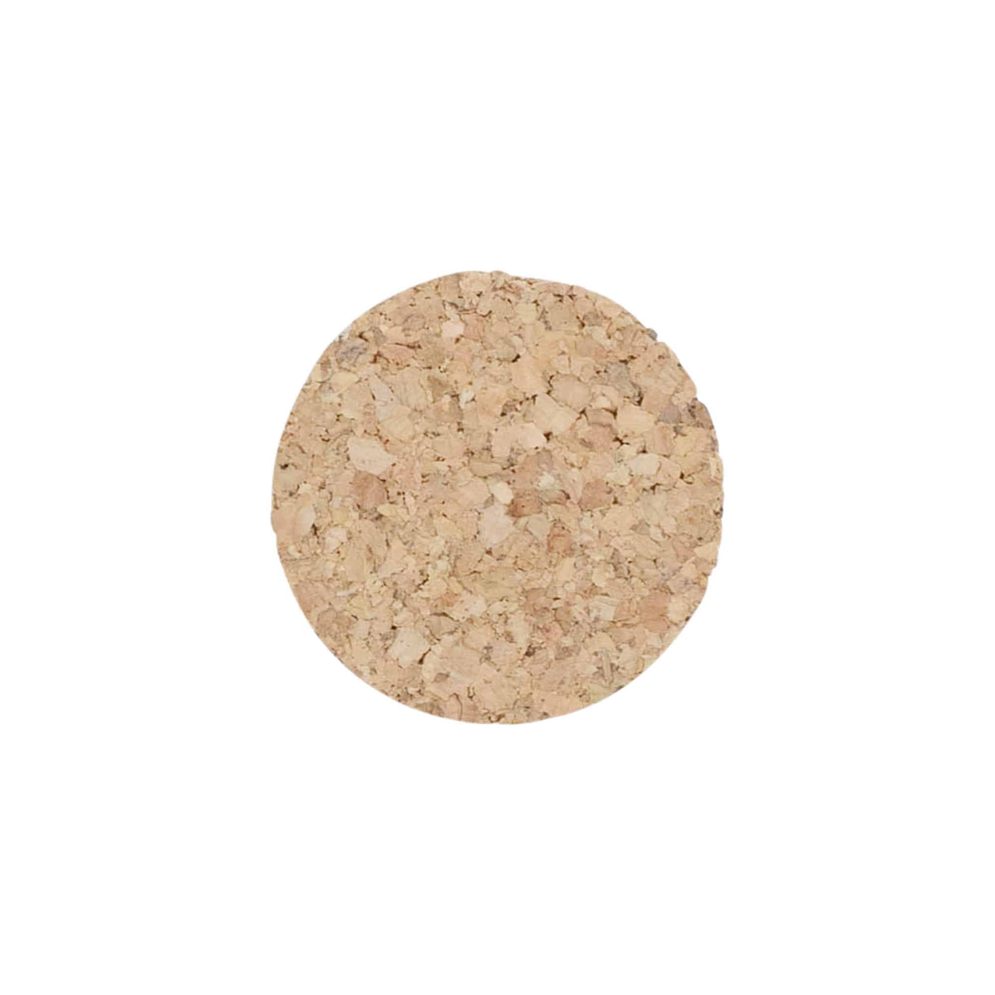 Bouchon conique 38-42 x 27, liège pressé, beige, pour embouchure : liège