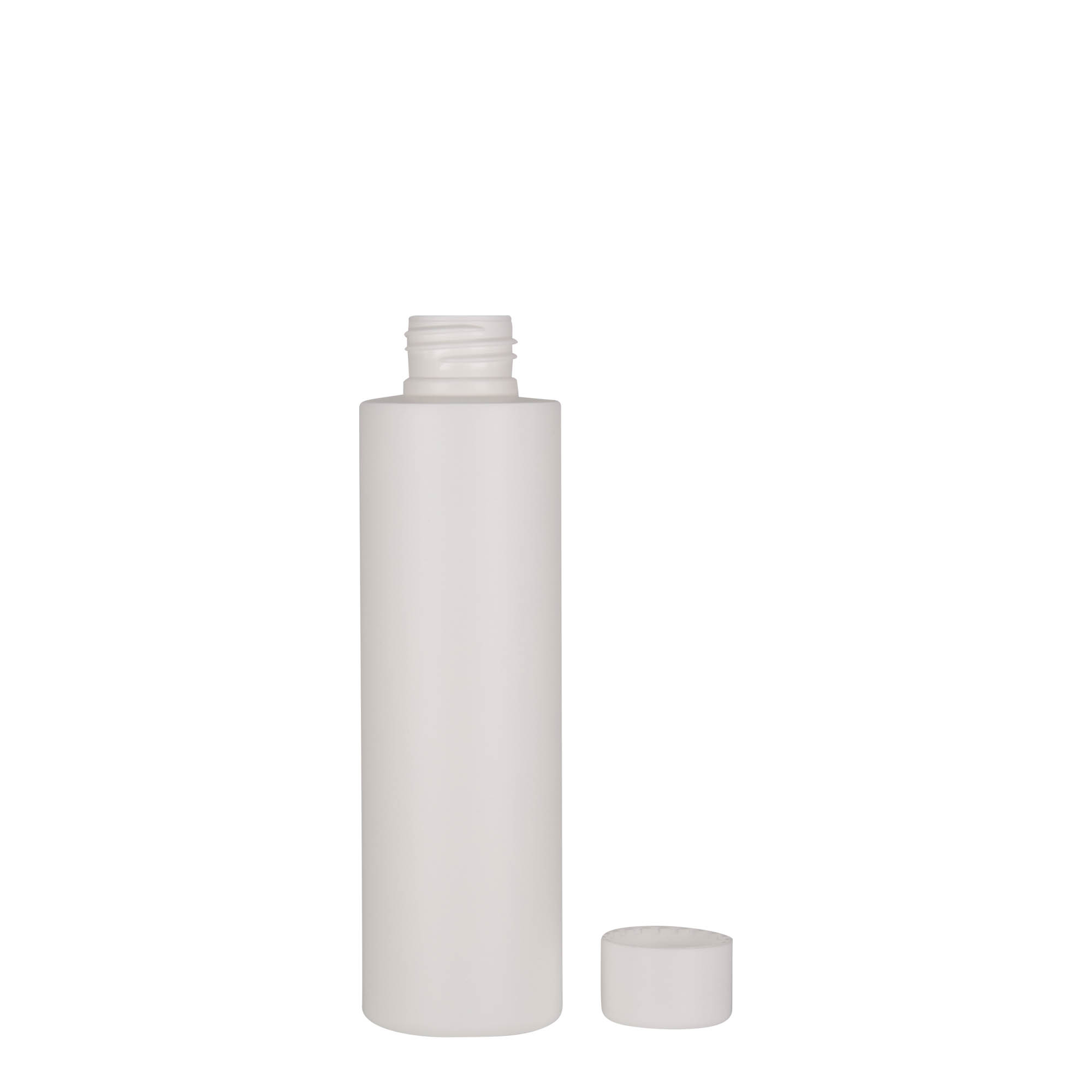 Flacon en plastique 150 ml 'Pipe', HDPE, blanc, ouverture : 24/410