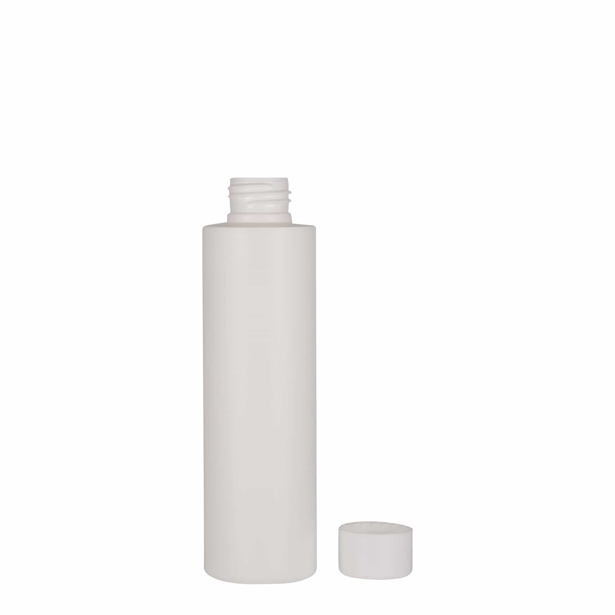 Flacon en plastique 150 ml 'Pipe', HDPE, blanc, ouverture : 24/410