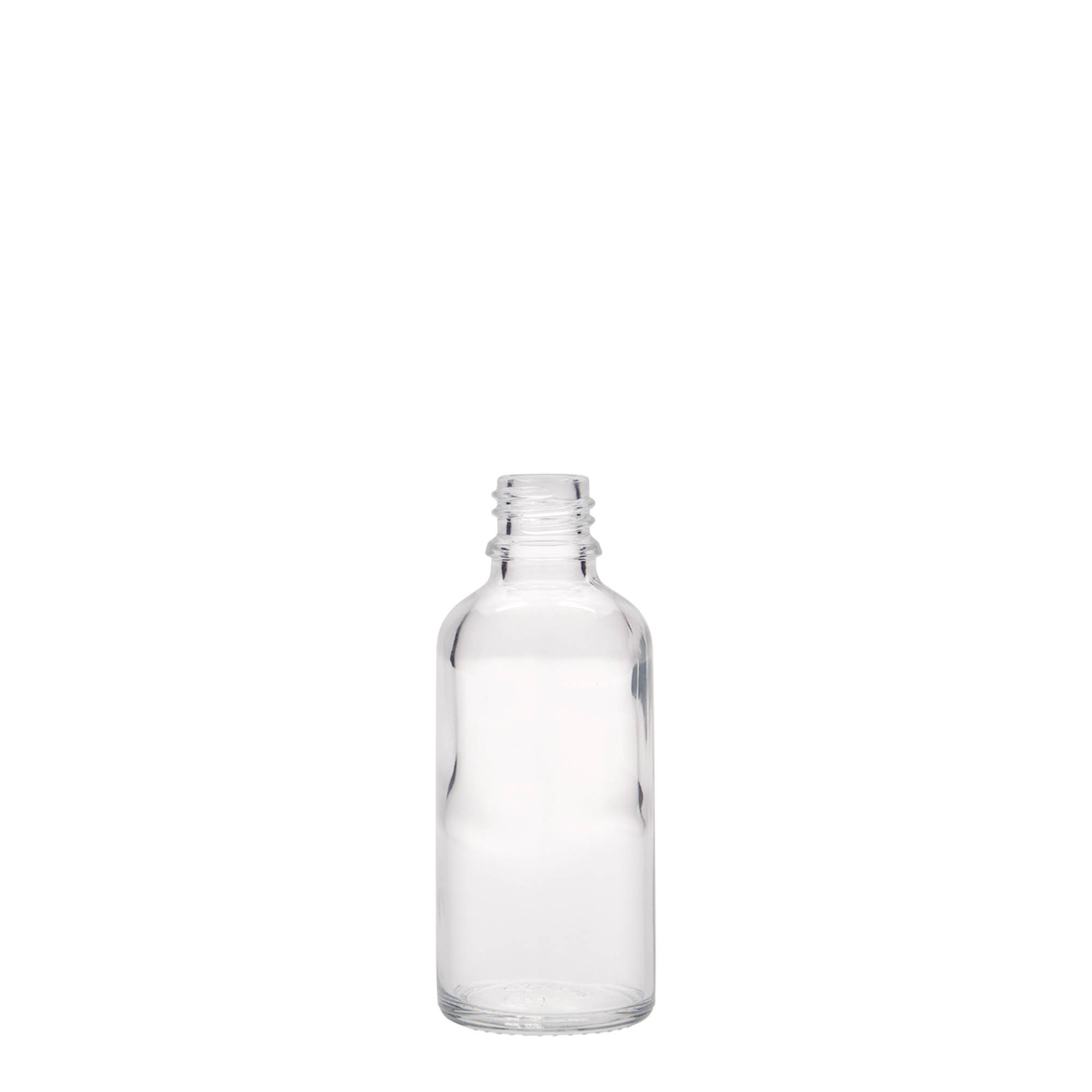 Flacon médical 50 ml, verre, ouverture : DIN 18