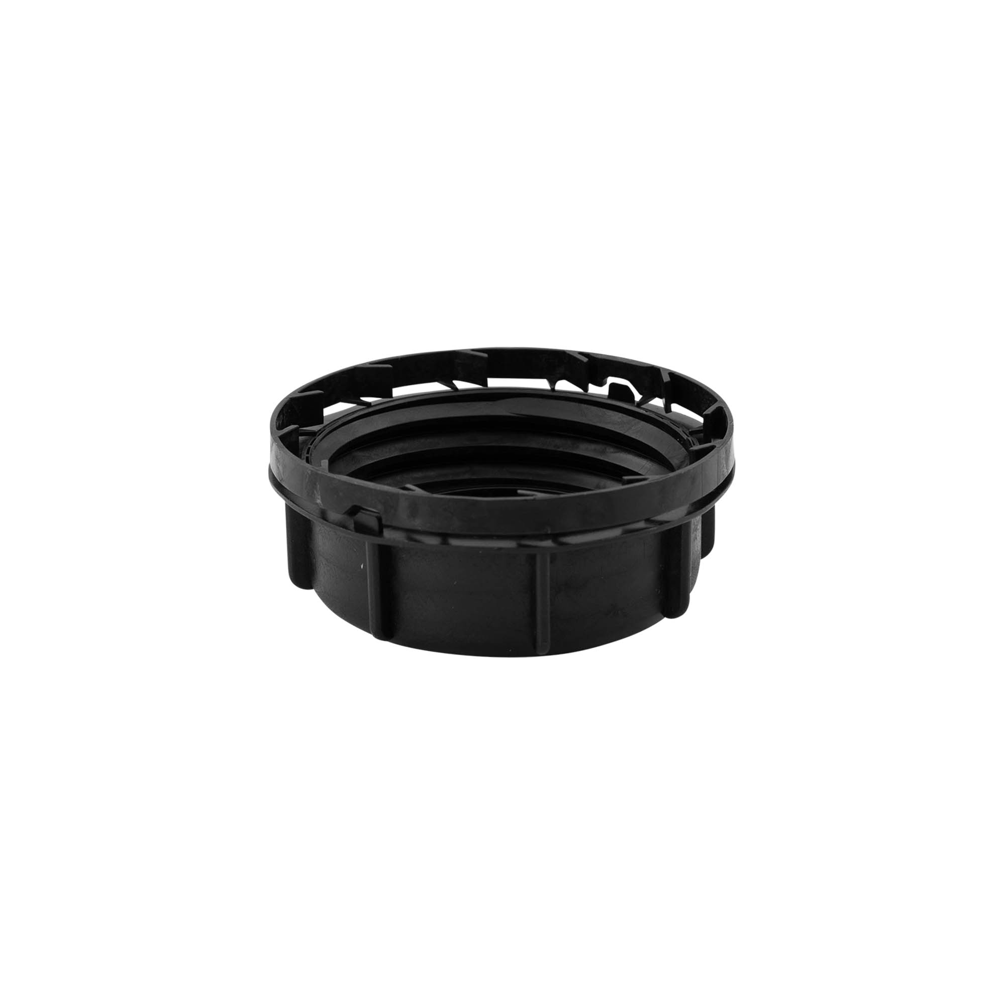 Bouchon à vis, plastique PP, noir, pour ouverture : ND60