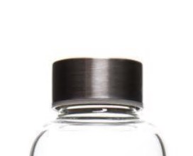 Bouchon à vis 'Perseus' avec bande, métal, argenté Bouchon à vis 'Perseus' avec bande, métal, argenté