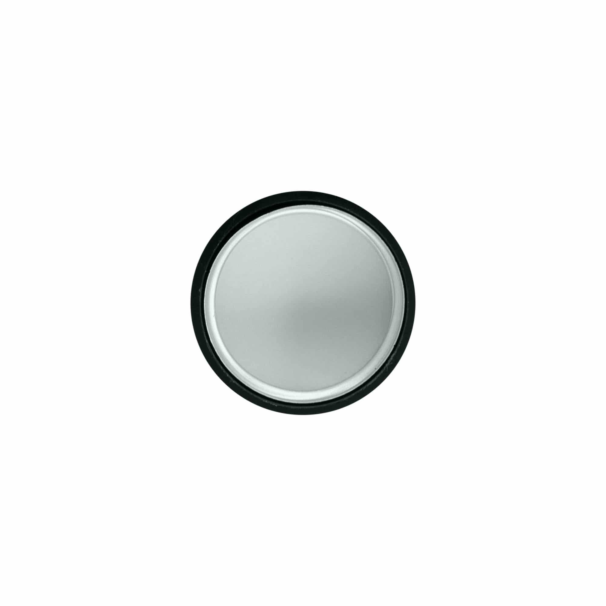 Bouchon à vis, plastique ABS, argent, pour ouverture : GPI 28/400