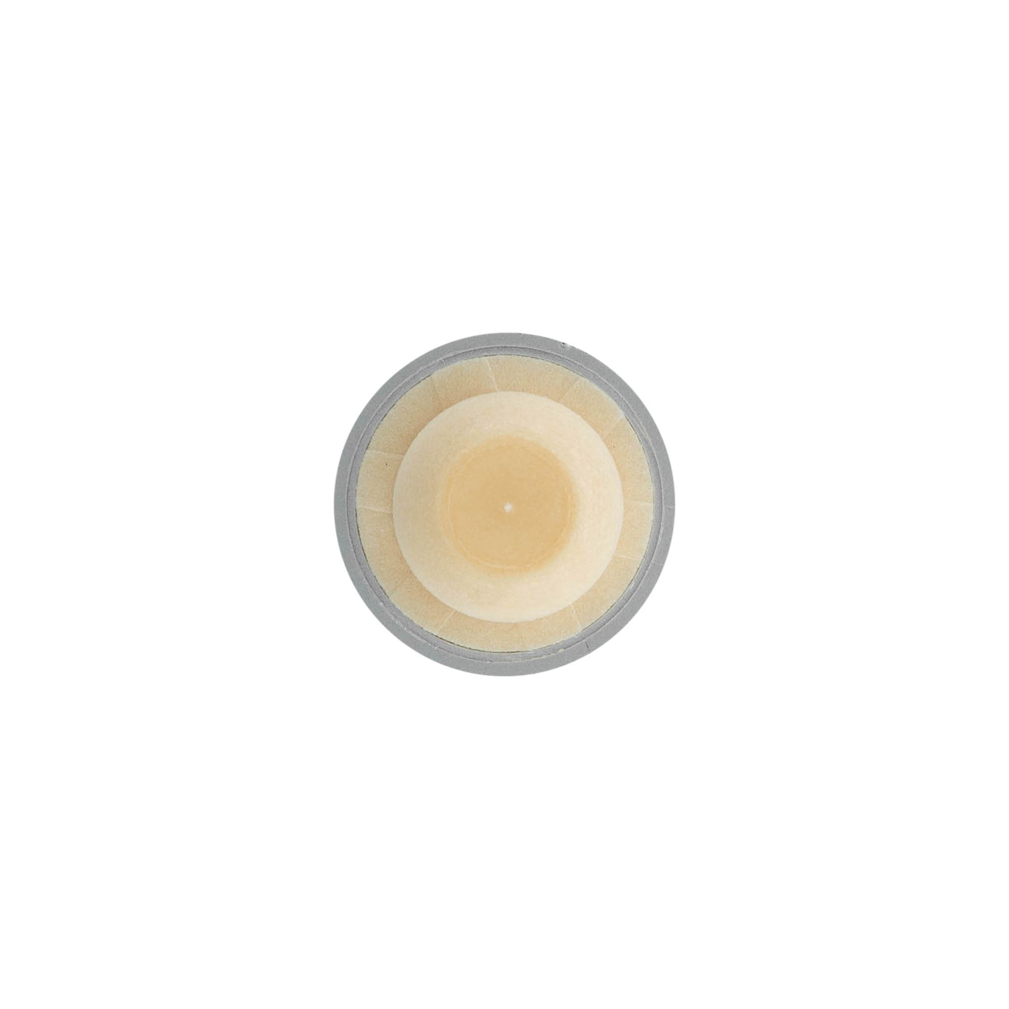 Bouchon à poignée 19 mm, plastique, argenté, pour bouchage: bouchon