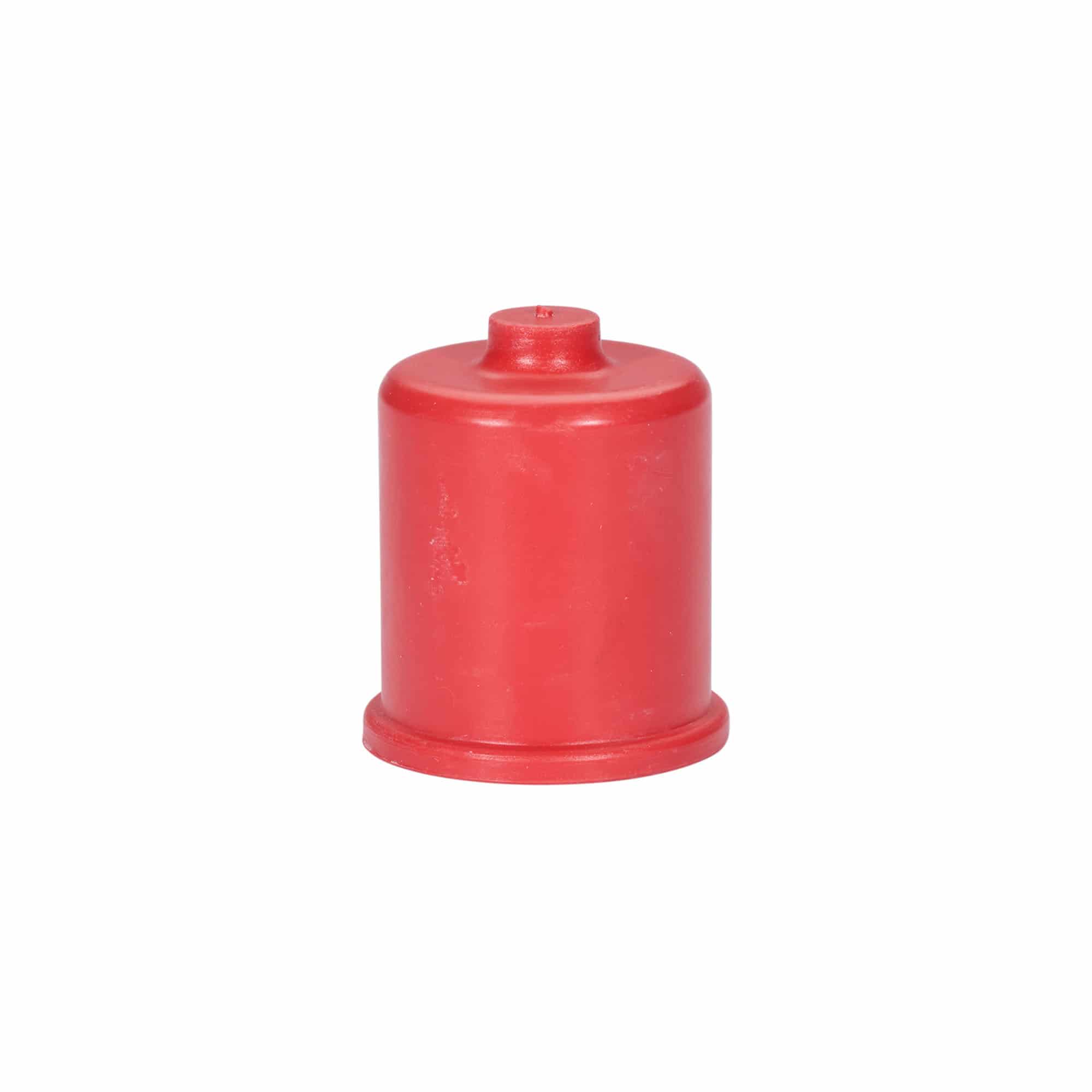 Capuchon de pont type 3, caoutchouc, rouge Capuchon de pont type 3, caoutchouc, rouge
