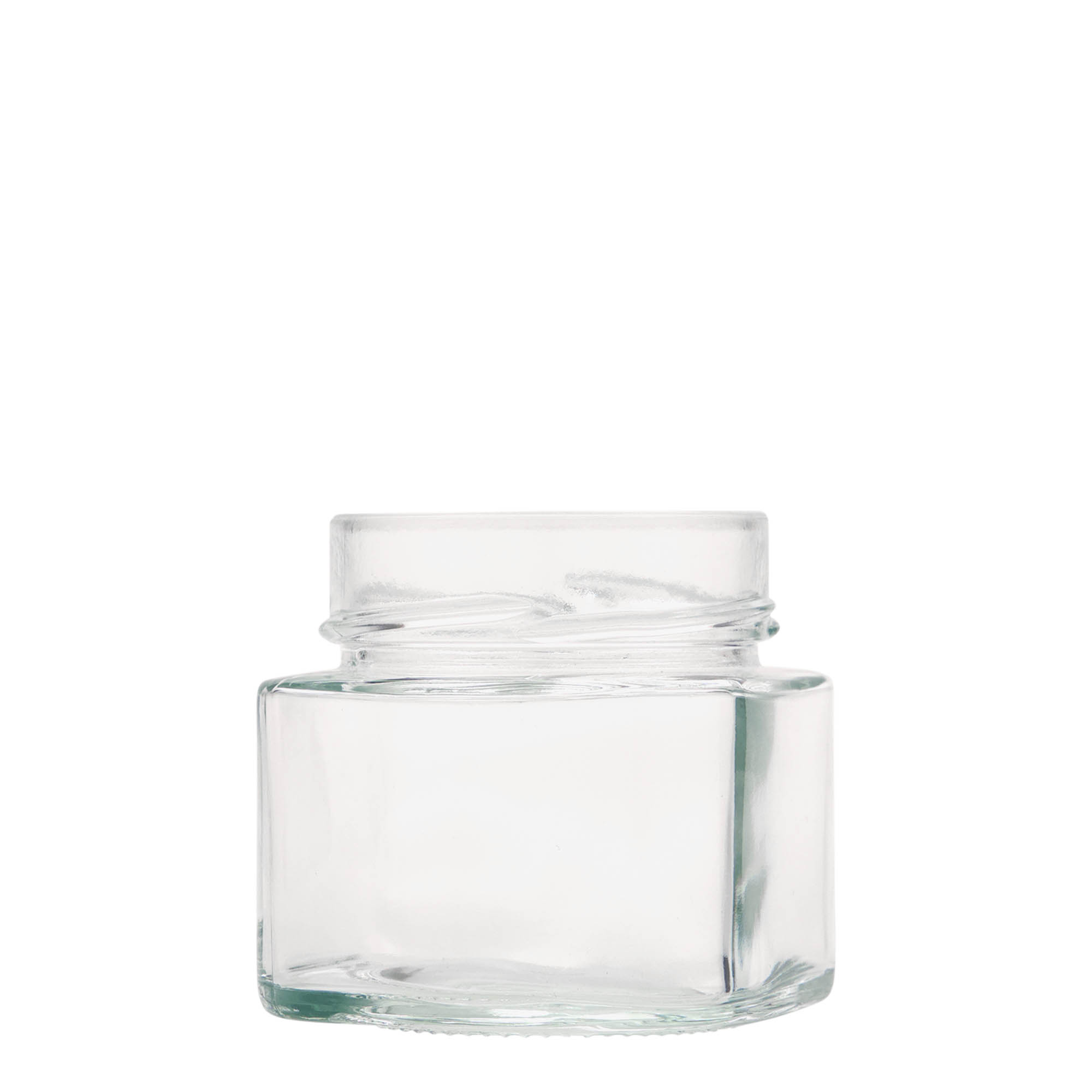212 ml Verre carré « Kimba », ouverture : Extra-Deep-Twist-Off (EDTO 70)