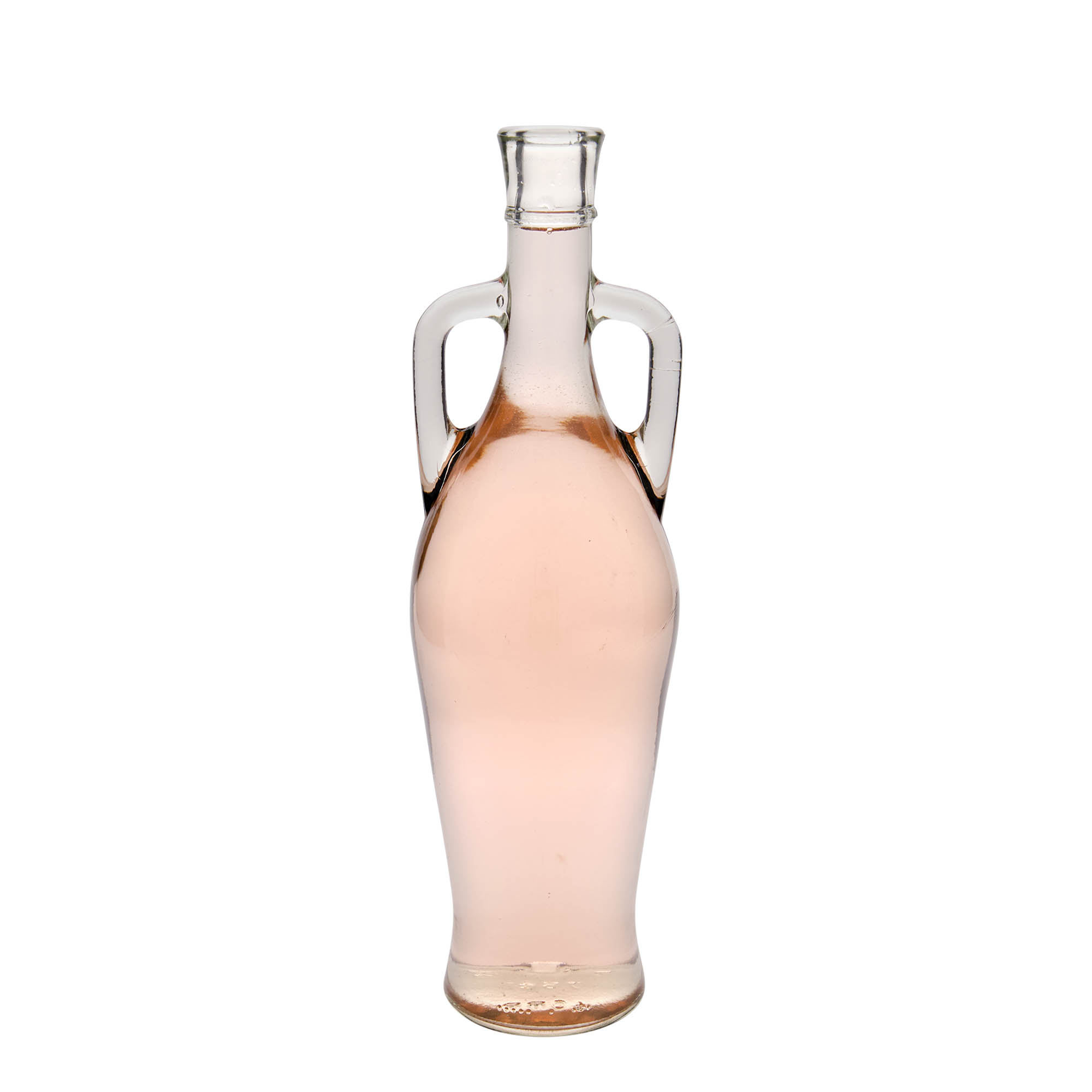 Bouteille en verre de 750 ml « Amphore », ouverture : bouchon en liège Bouteille en verre de 750 ml « Amphore », ouverture : bouchon en liège