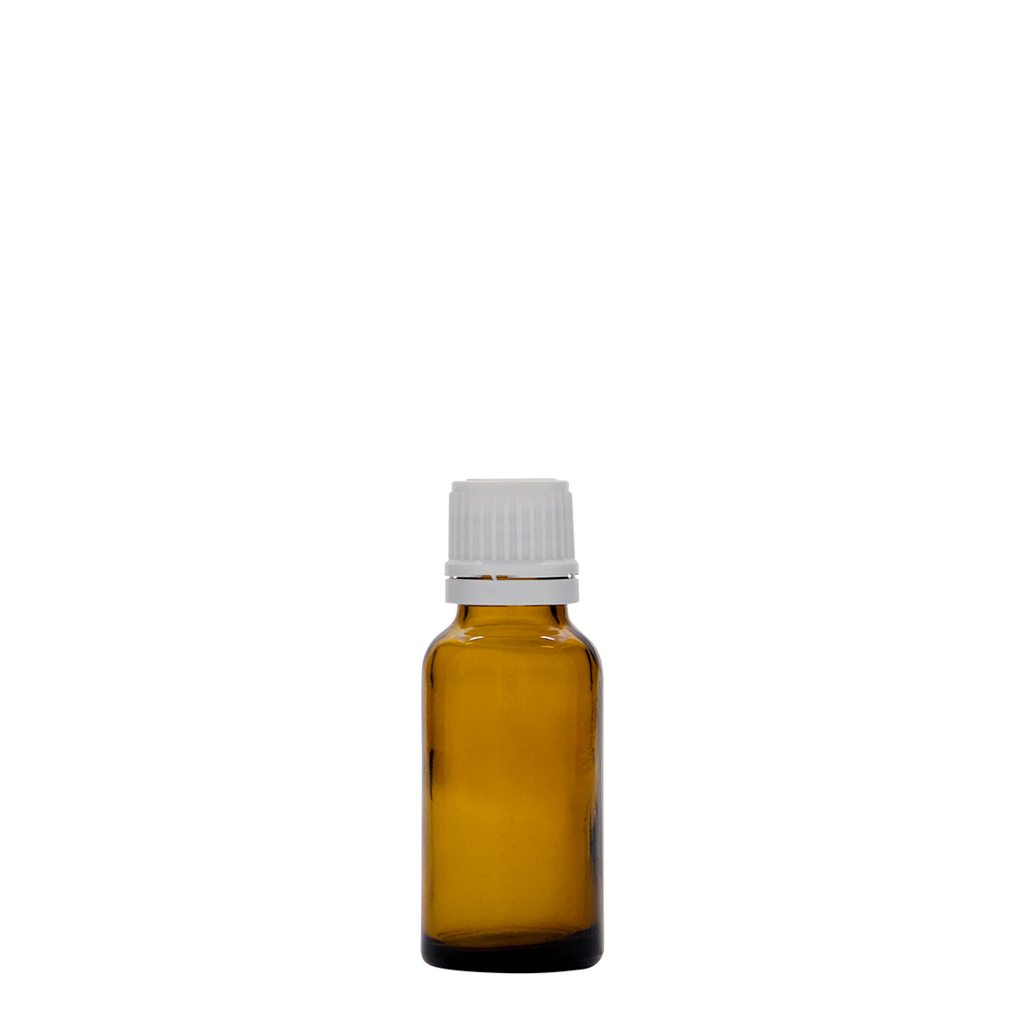 Flacon médical 20 ml, verre brun, ouverture : DIN 18