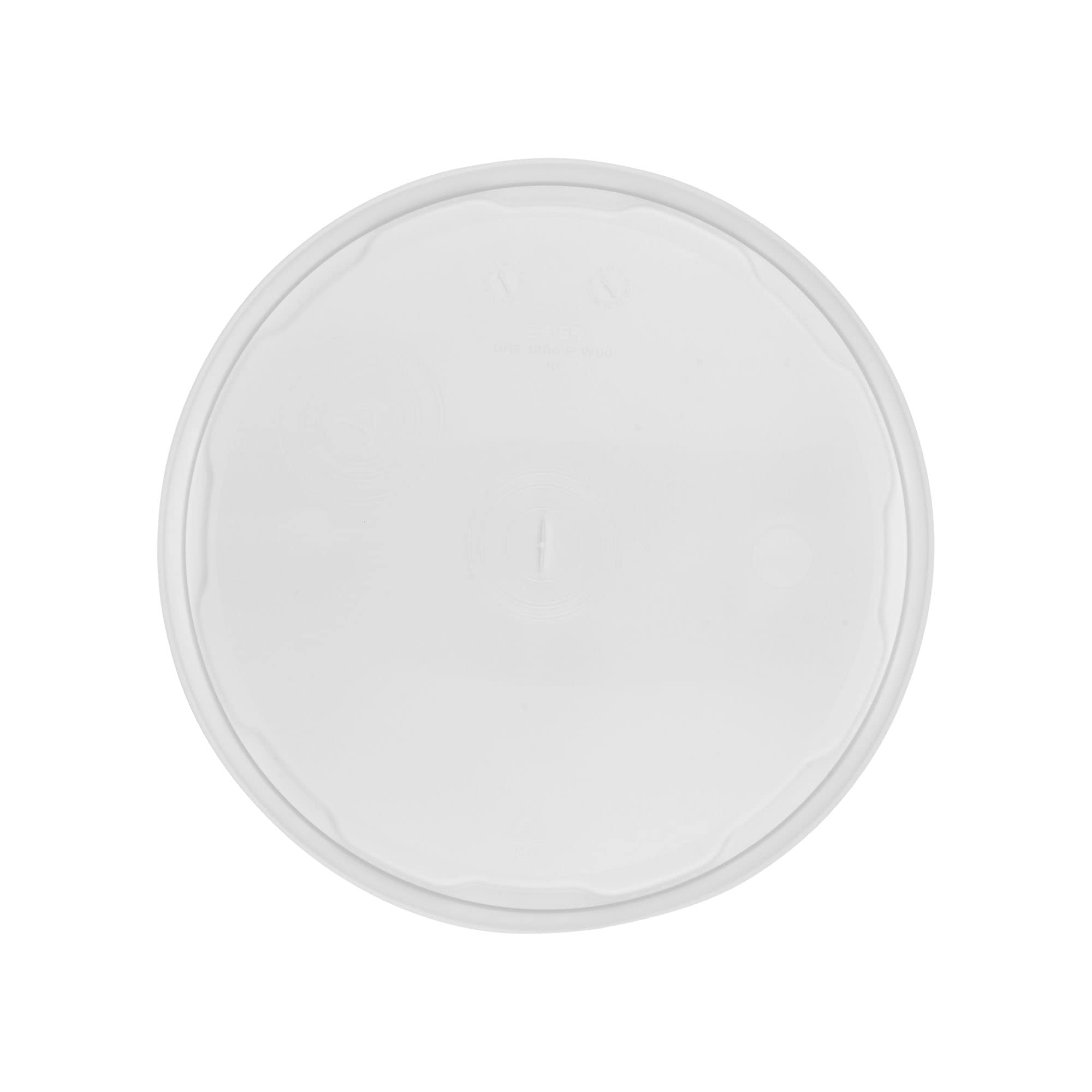 Couvercle pour seau de 10 l, plastique PP, blanc