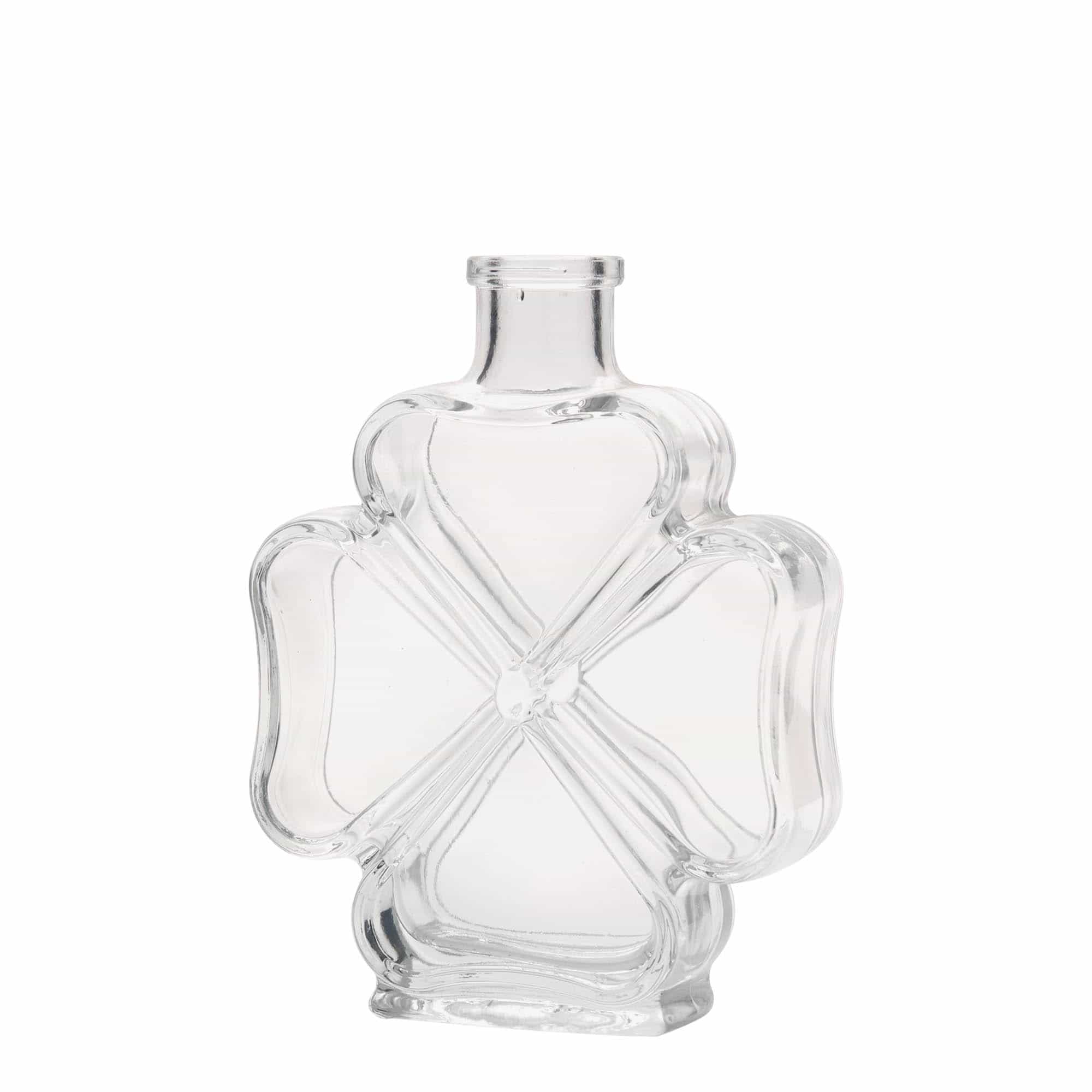 Bouteille en verre 200 ml 'Trèfle', bouchage: bouchon