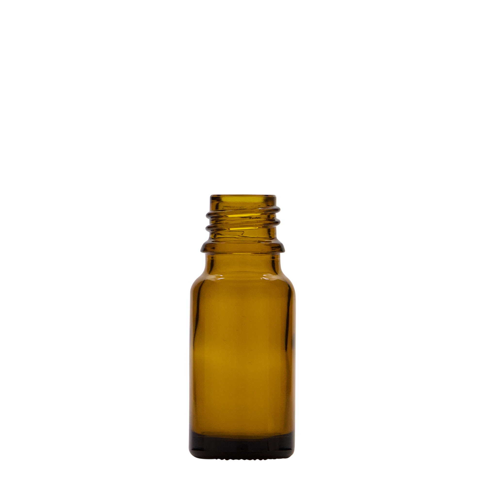 Flacon médical de 10 ml avec pompe lotion, verre, brun, ouverture : DIN 18
