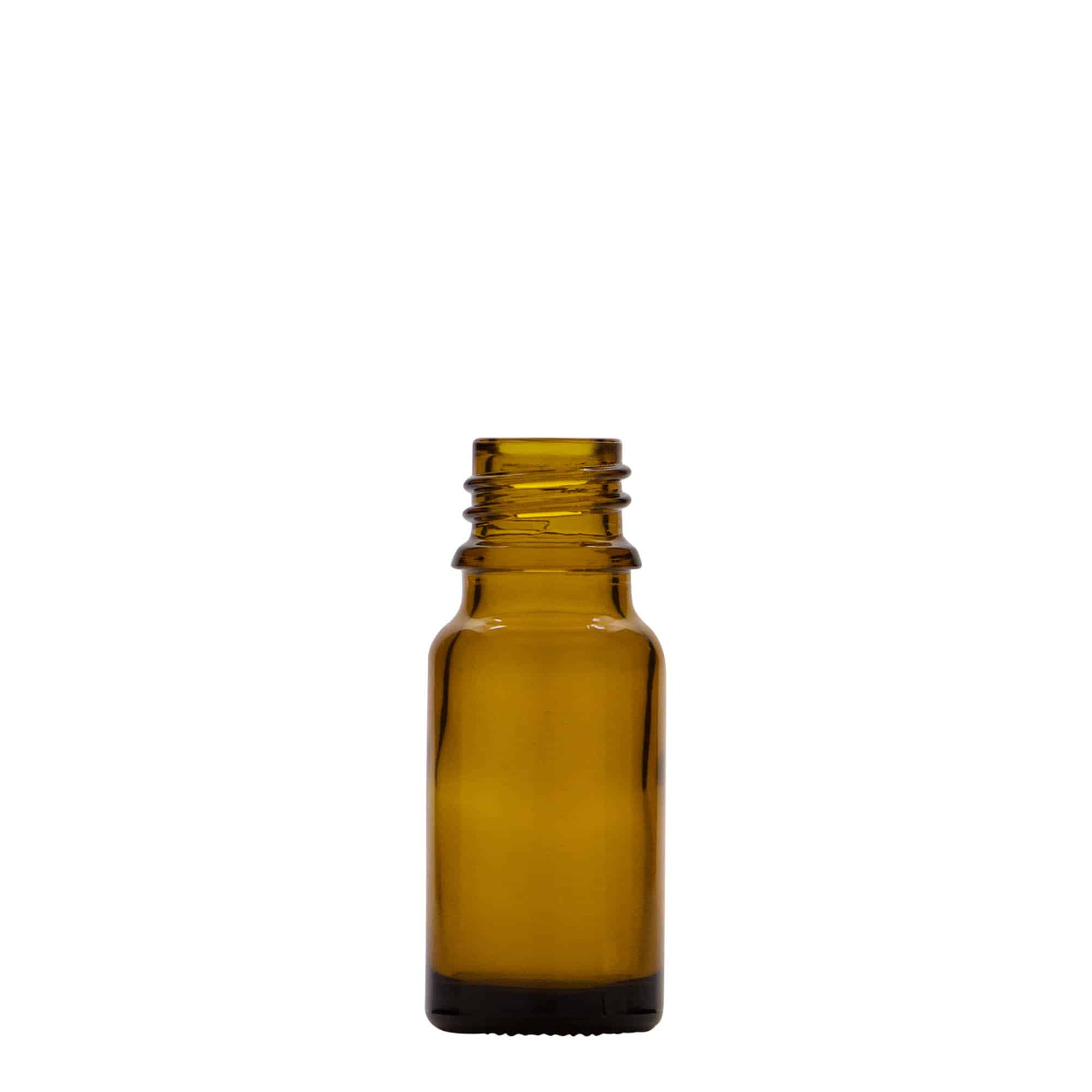Flacon médical de 10 ml avec pompe lotion, verre, brun, ouverture : DIN 18