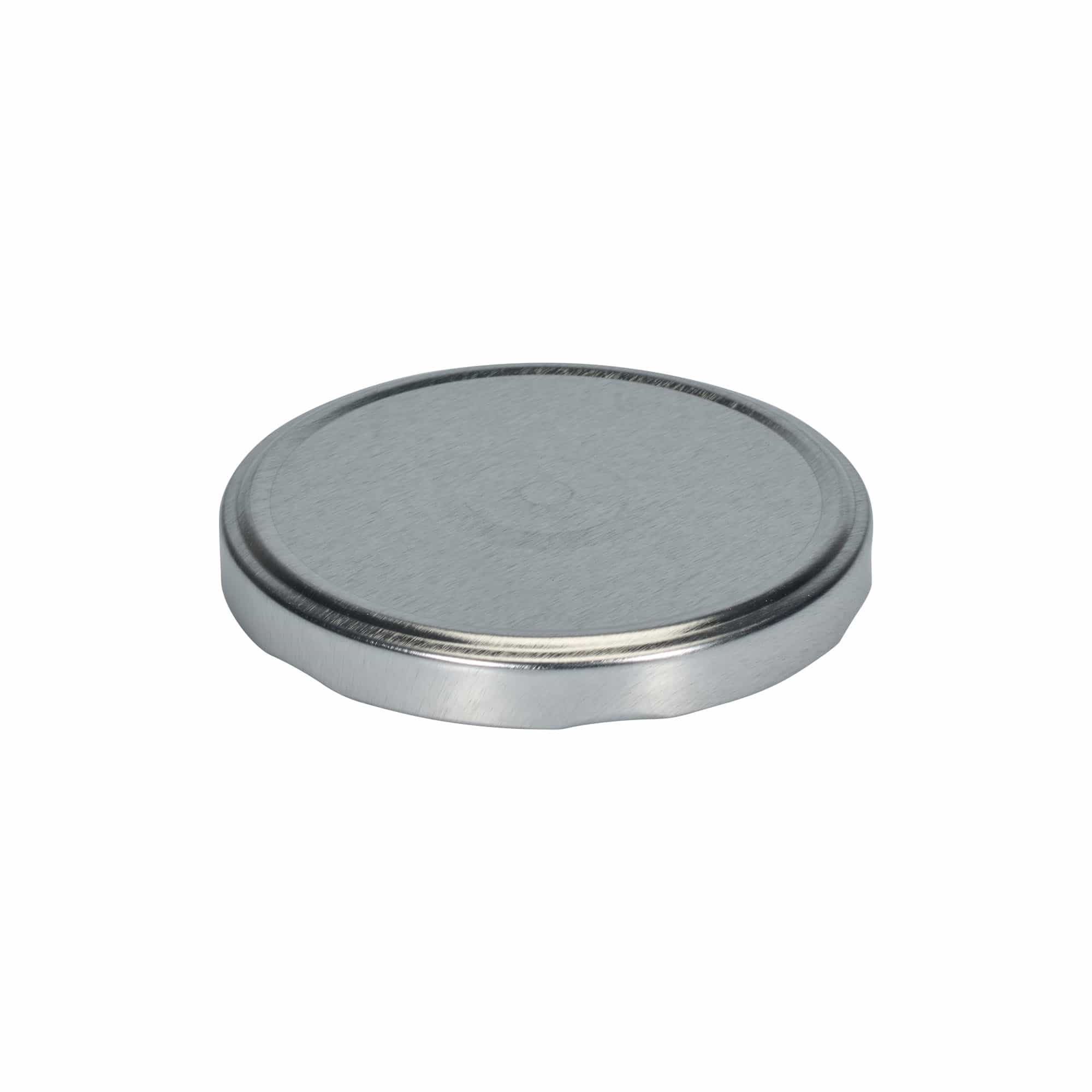 Bouchon à vis, tôle blanche, argenté, pour ouverture : TO 100 Bouchon à vis, tôle blanche, argenté, pour ouverture : TO 100