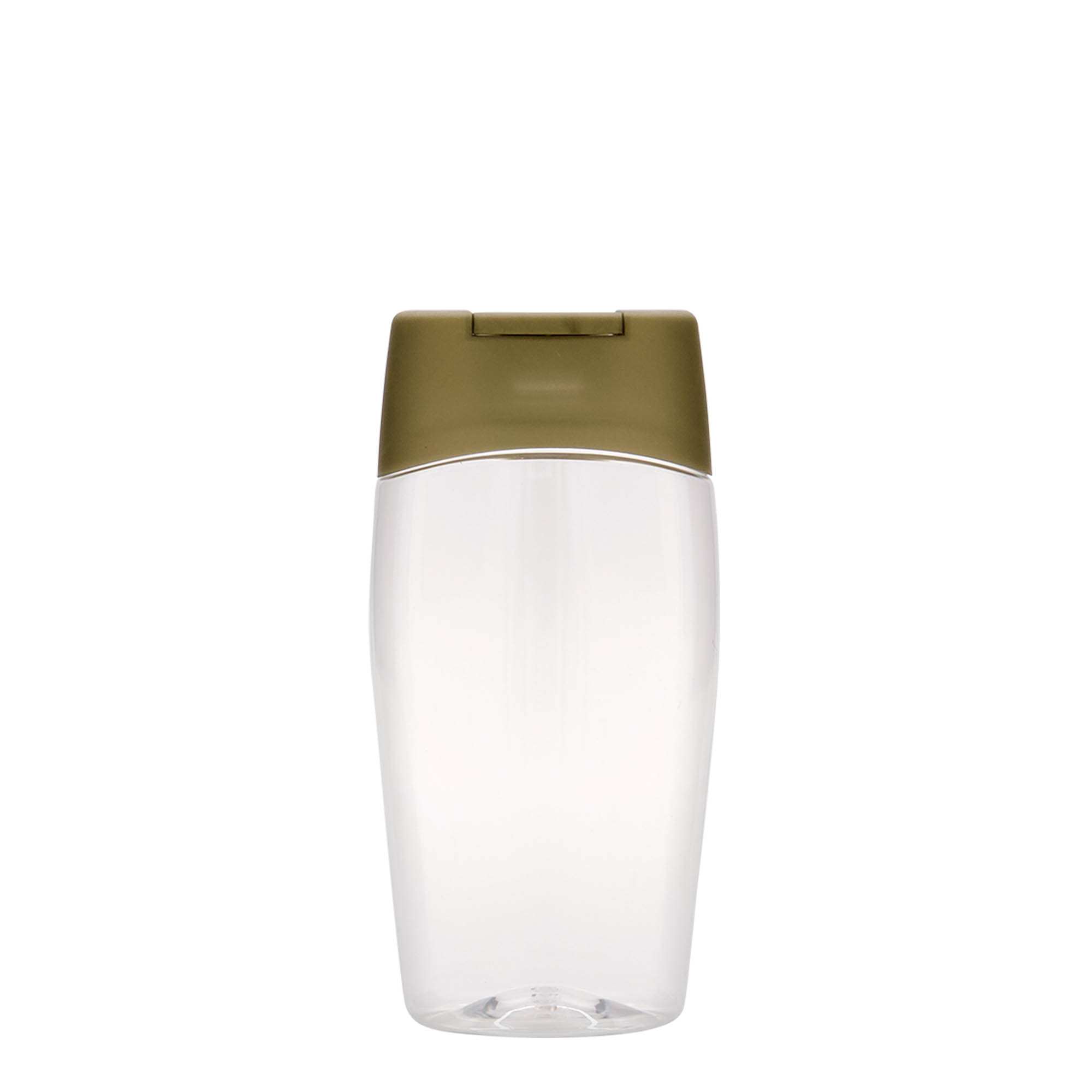 Bouteille PET 200 ml « Squeeze », ovale, en plastique Bouteille PET 200 ml « Squeeze », ovale, en plastique