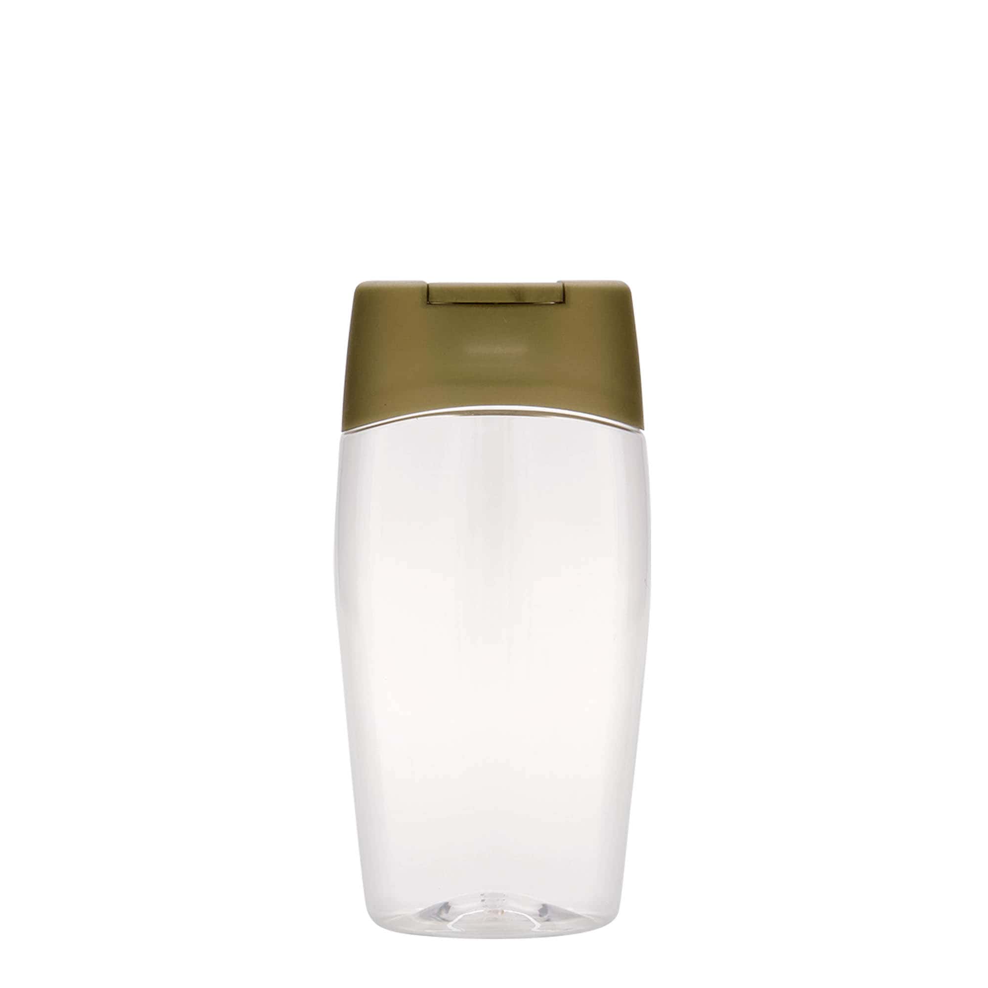 Bouteille PET 200 ml « Squeeze », ovale, en plastique