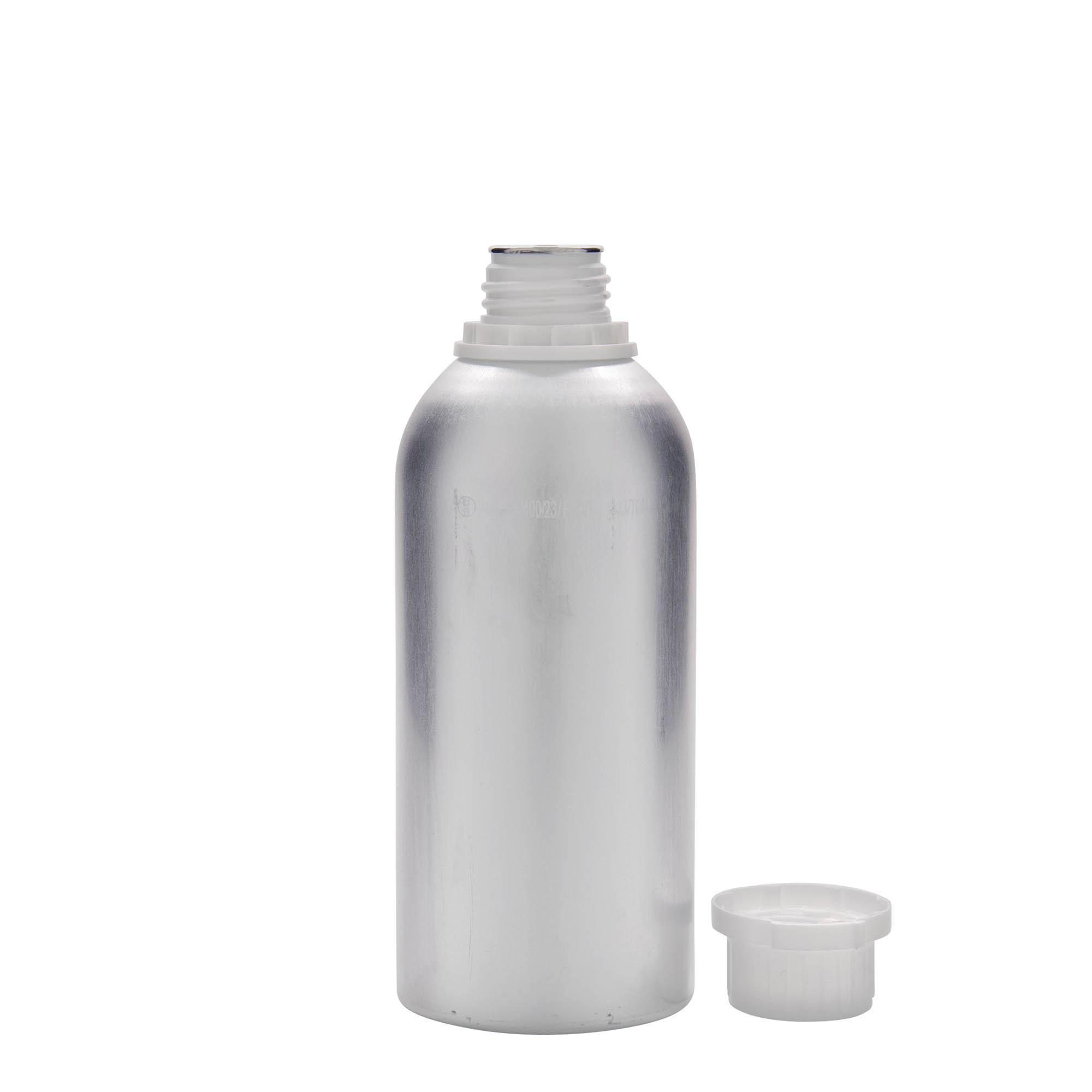 Bouteille en aluminium 625 ml, métal, argent, ouverture : DIN 32