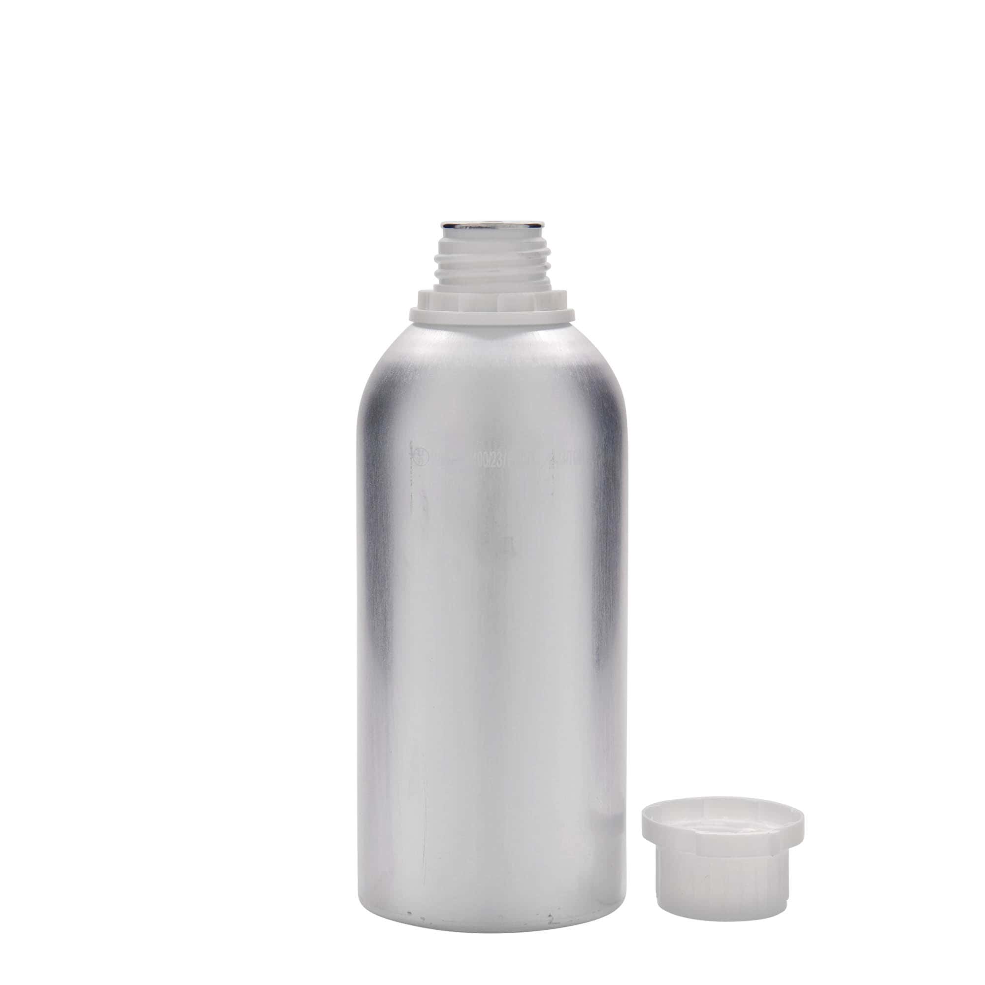 Bouteille en aluminium 625 ml, métal, argent, ouverture : DIN 32