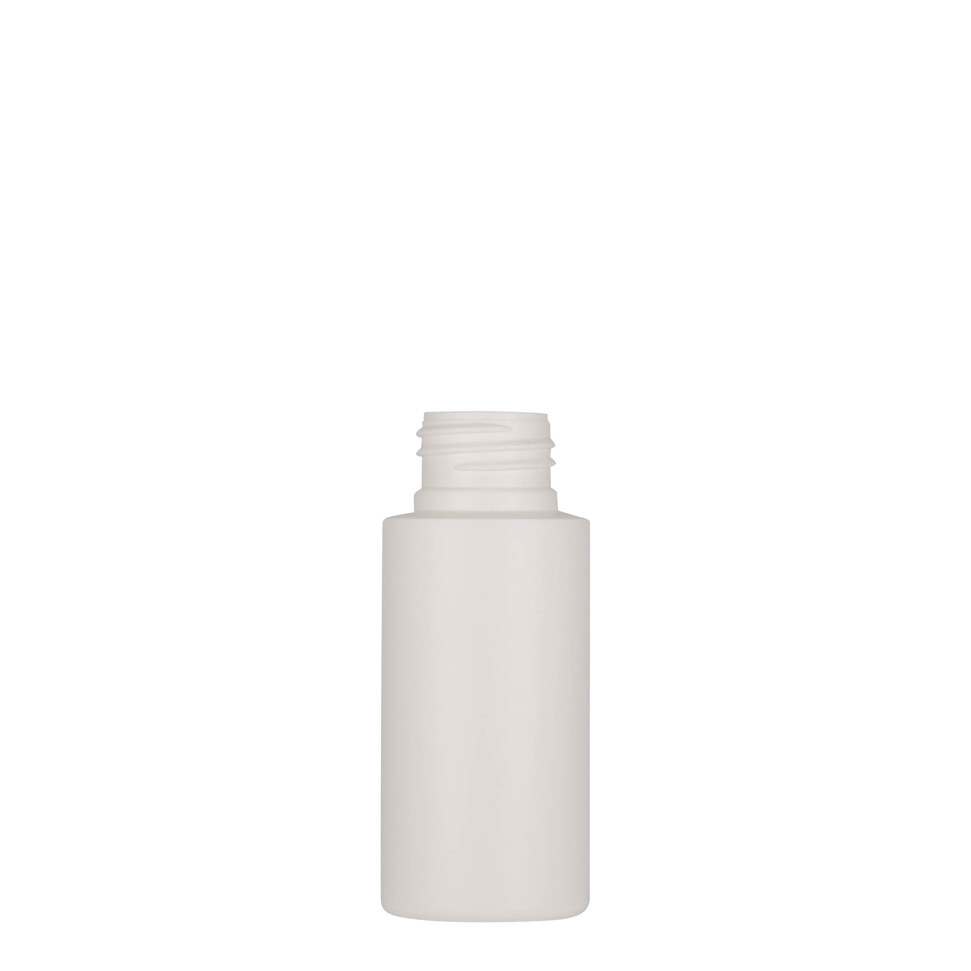 Flacon en plastique 50 ml 'Pipe', PEHD, blanc, ouverture : 24/410