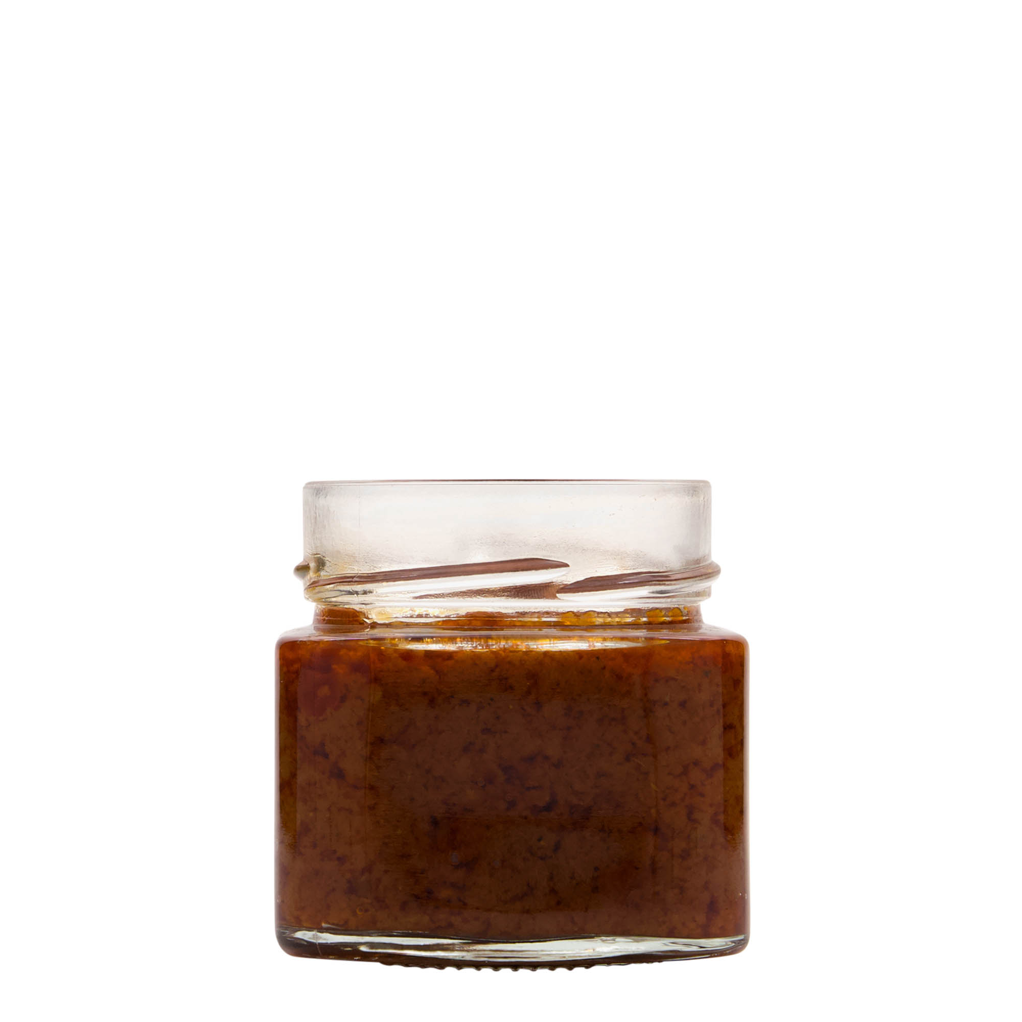 212 ml Verre carré « Kimba », ouverture : Extra-Deep-Twist-Off (EDTO 70)