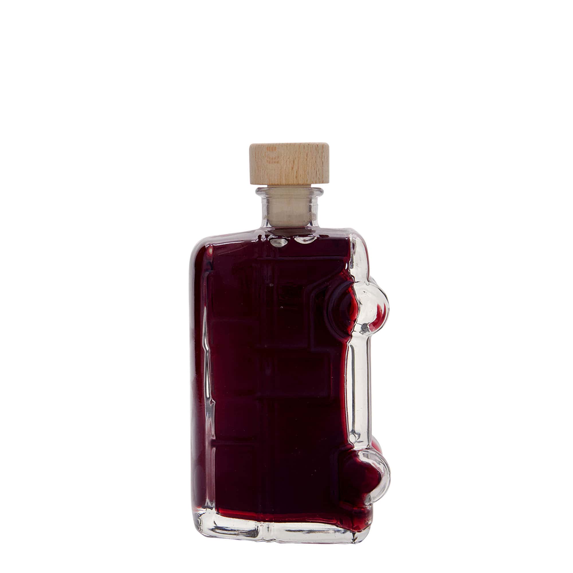 Flacon en verre 200 ml « Bulli », ouverture : liège