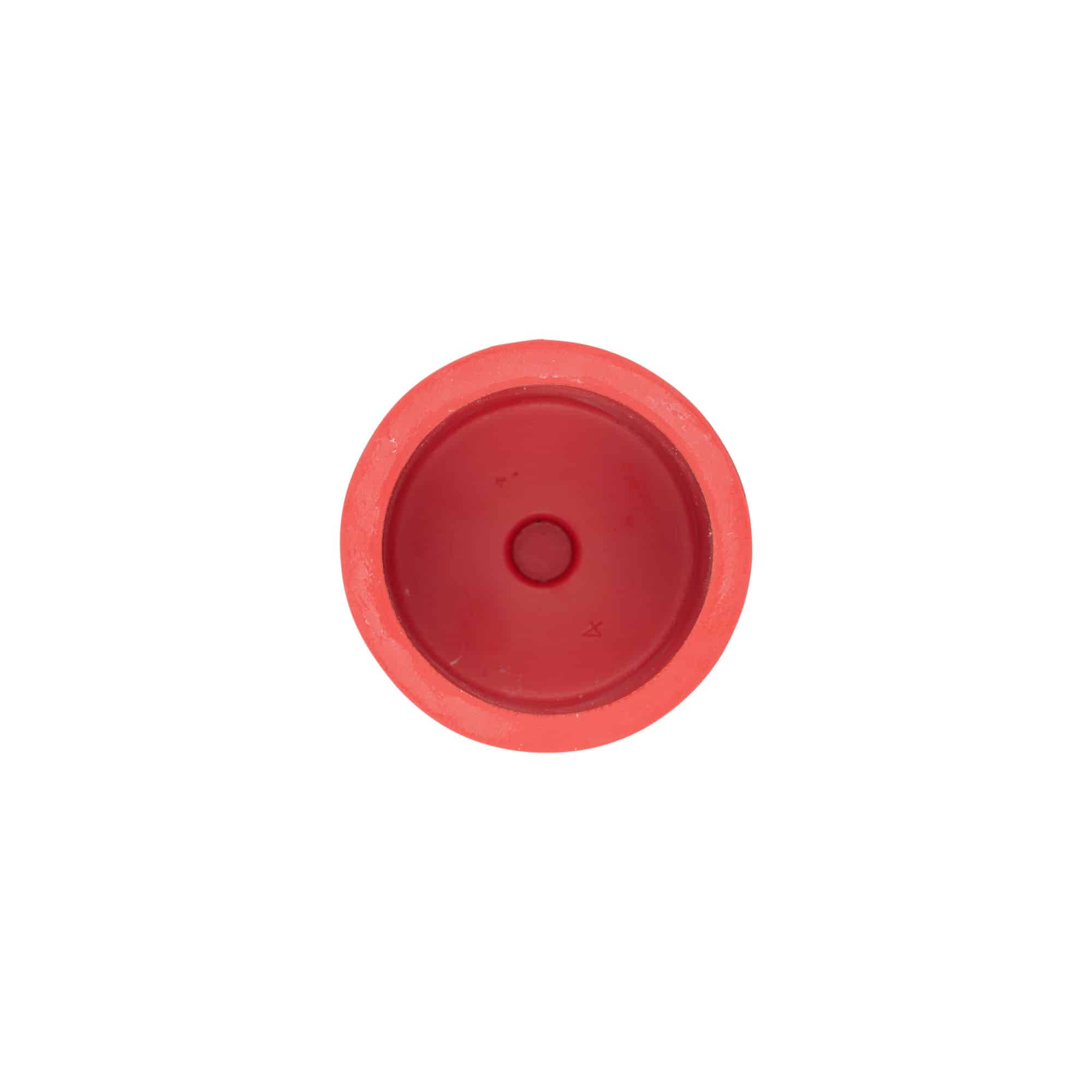 Capsule de fermentation type 4, caoutchouc, rouge