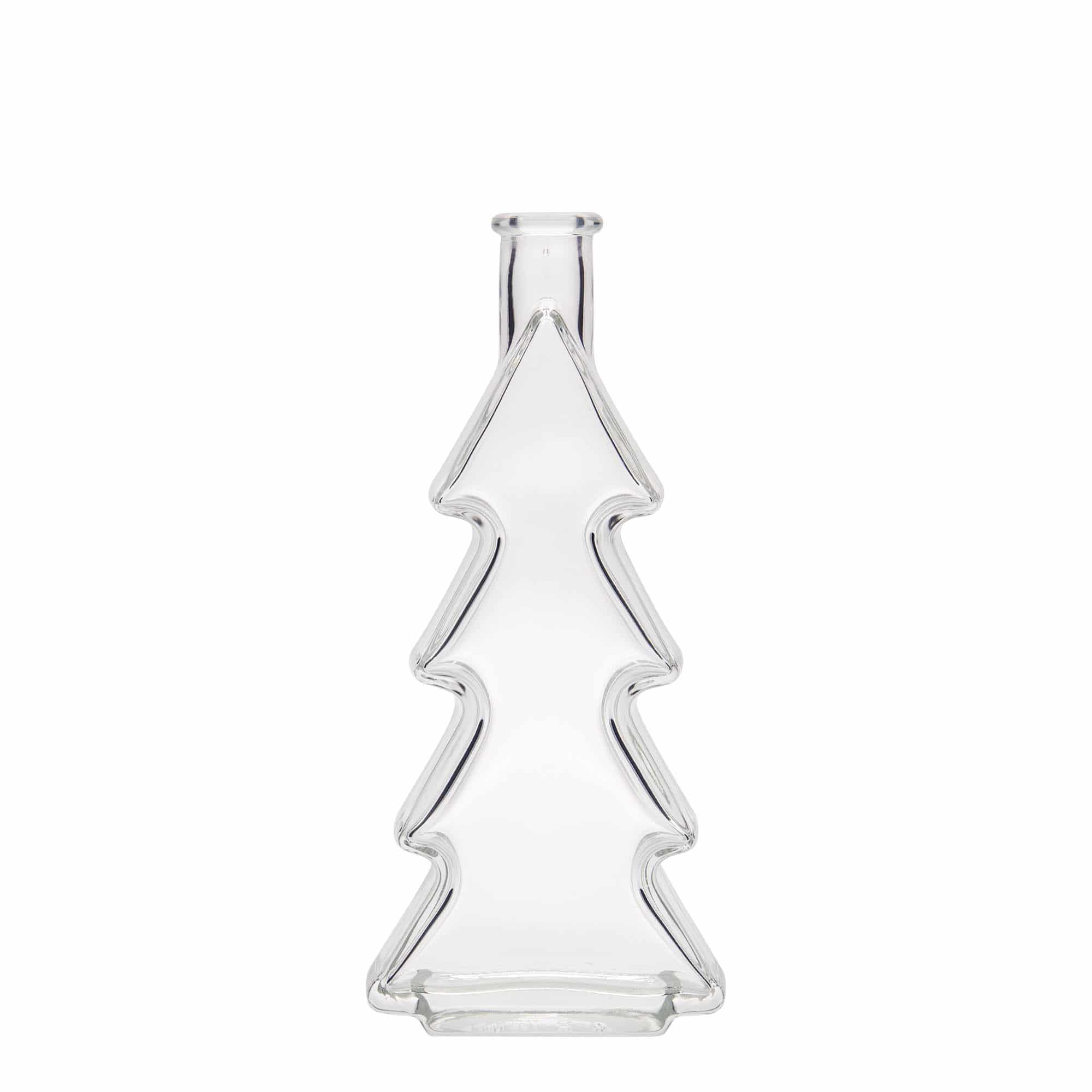 Bouteille en verre 200 ml « Sapin », ouverture : bouchon en liège