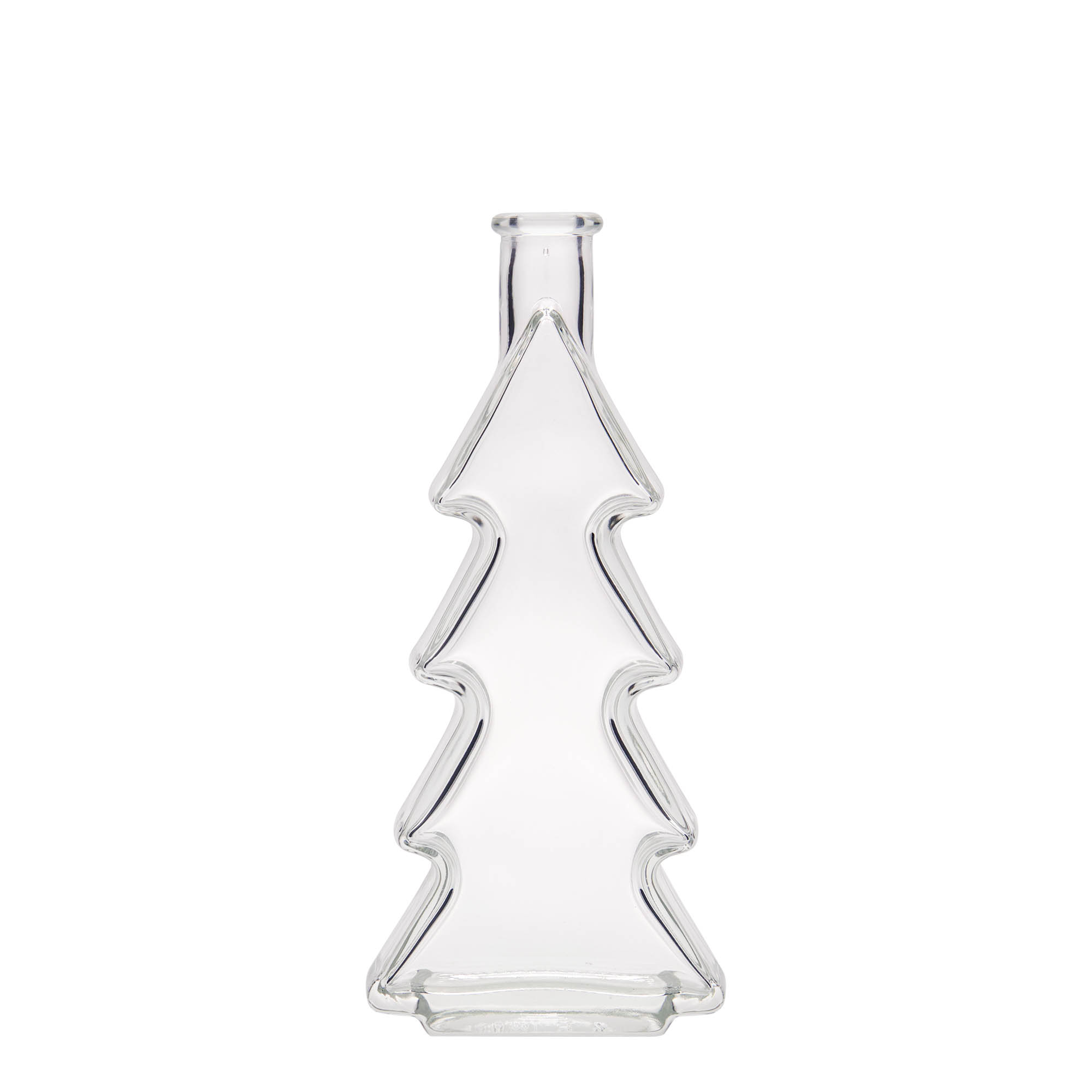 Bouteille en verre 200 ml « Sapin », ouverture : bouchon en liège