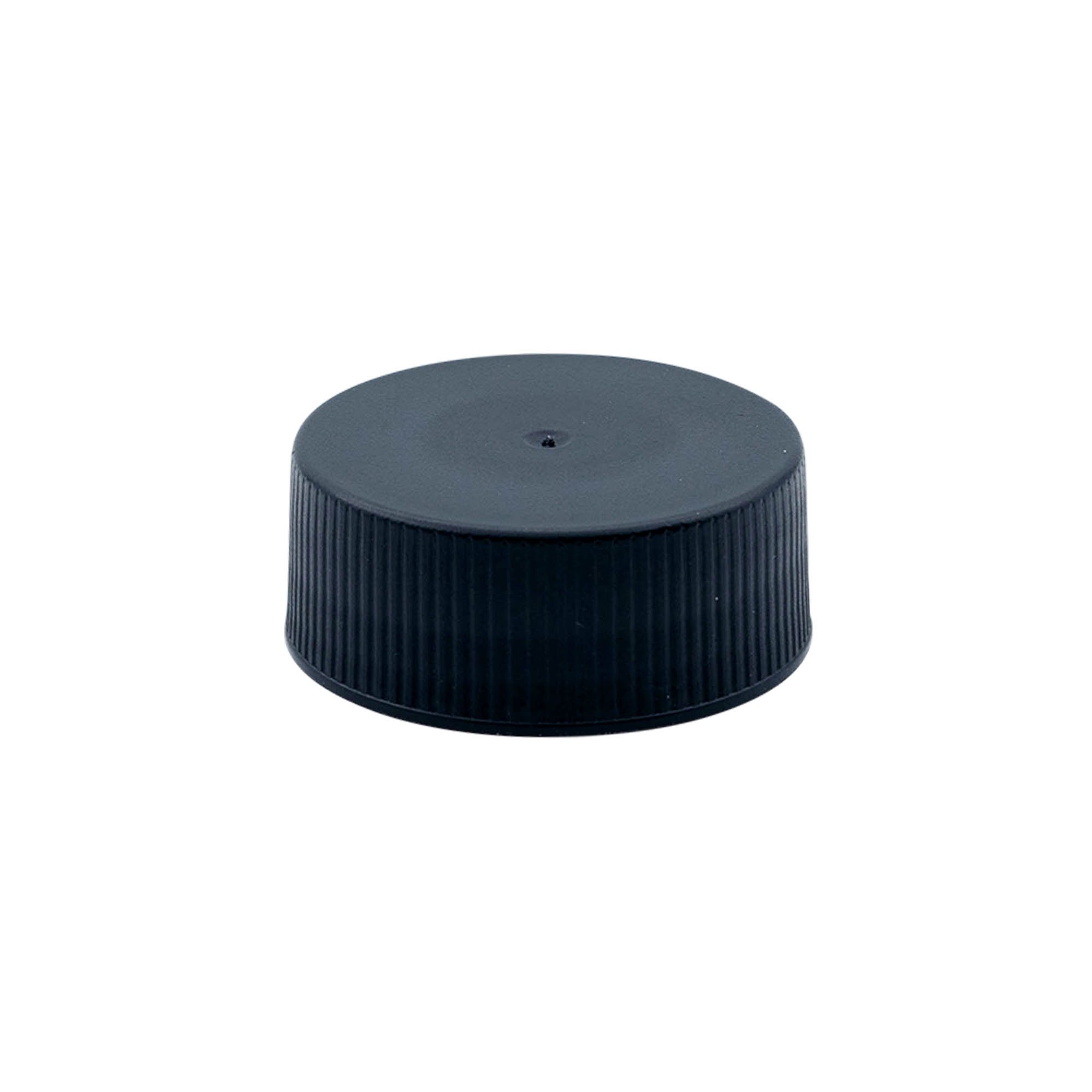 Bouchon à vis avec insert EPE, plastique PP, noir, pour ouverture : DIN 40