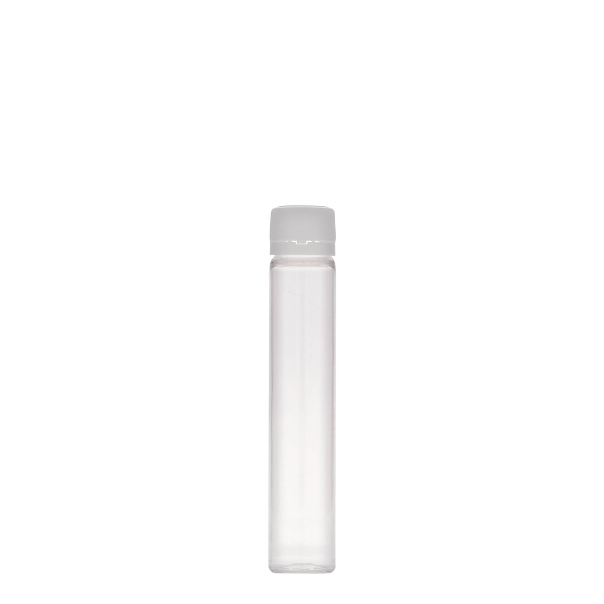 25 ml tube PET, plastique, ouverture : bouchon à vis