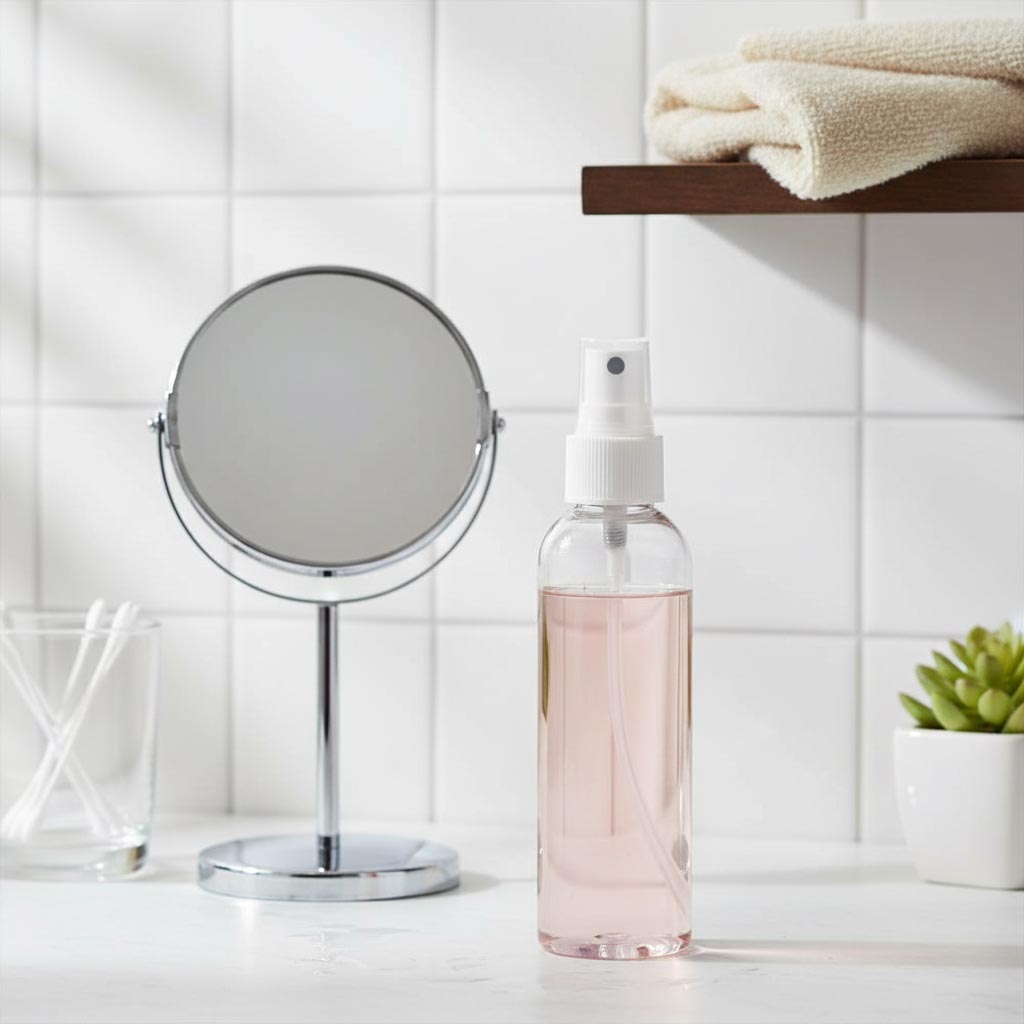 Bouchon à vis avec pulvérisateur spray, plastique PP, blanc, pour ouverture : 20/410