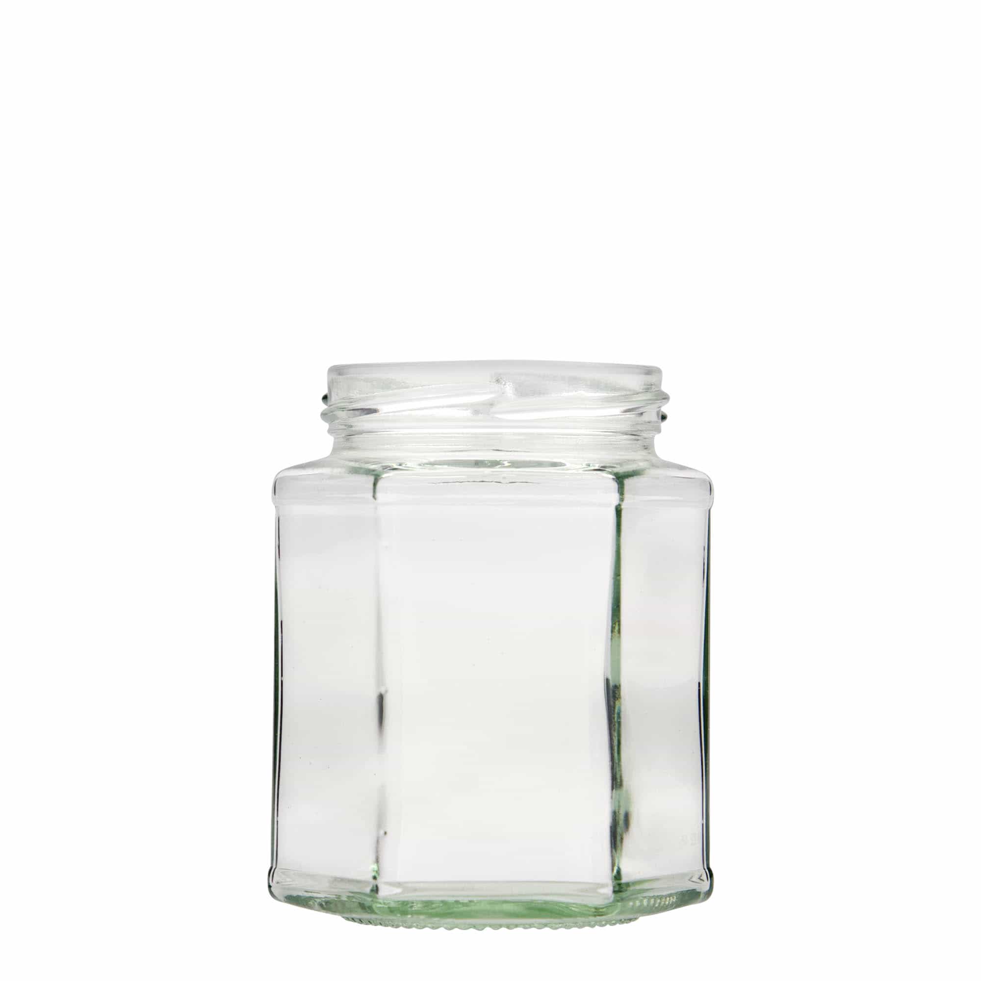 Bocal hexagonal 324 ml, bouchage: Twist-Off (TO 66)