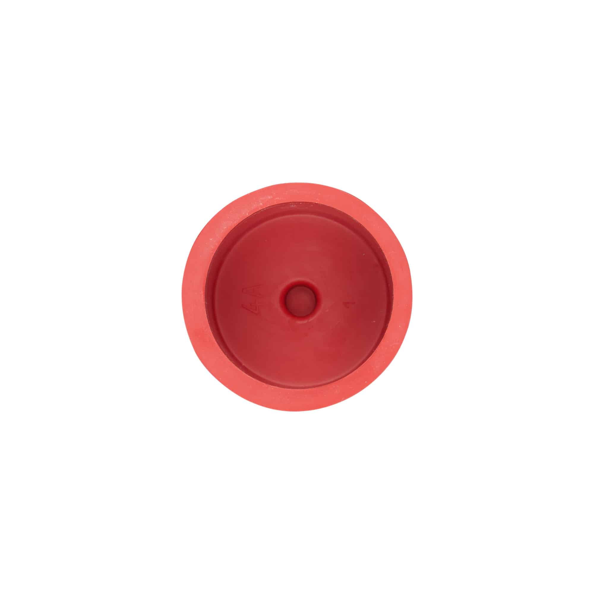 Capsule de fermentation type 4a, caoutchouc, rouge