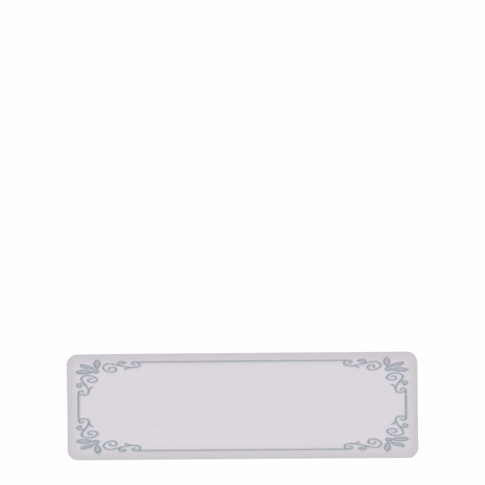 Étiquettes Zweckform « Cadre bleu », rectangulaires, papier, blanc-bleu