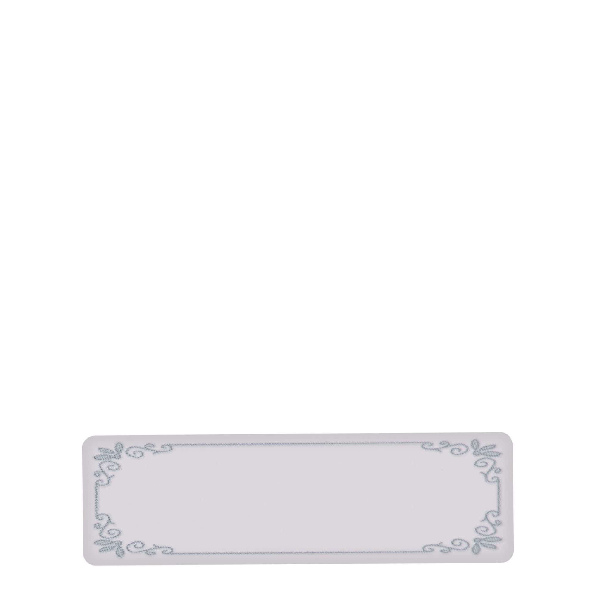 Étiquettes Zweckform « Cadre bleu », rectangulaires, papier, blanc-bleu