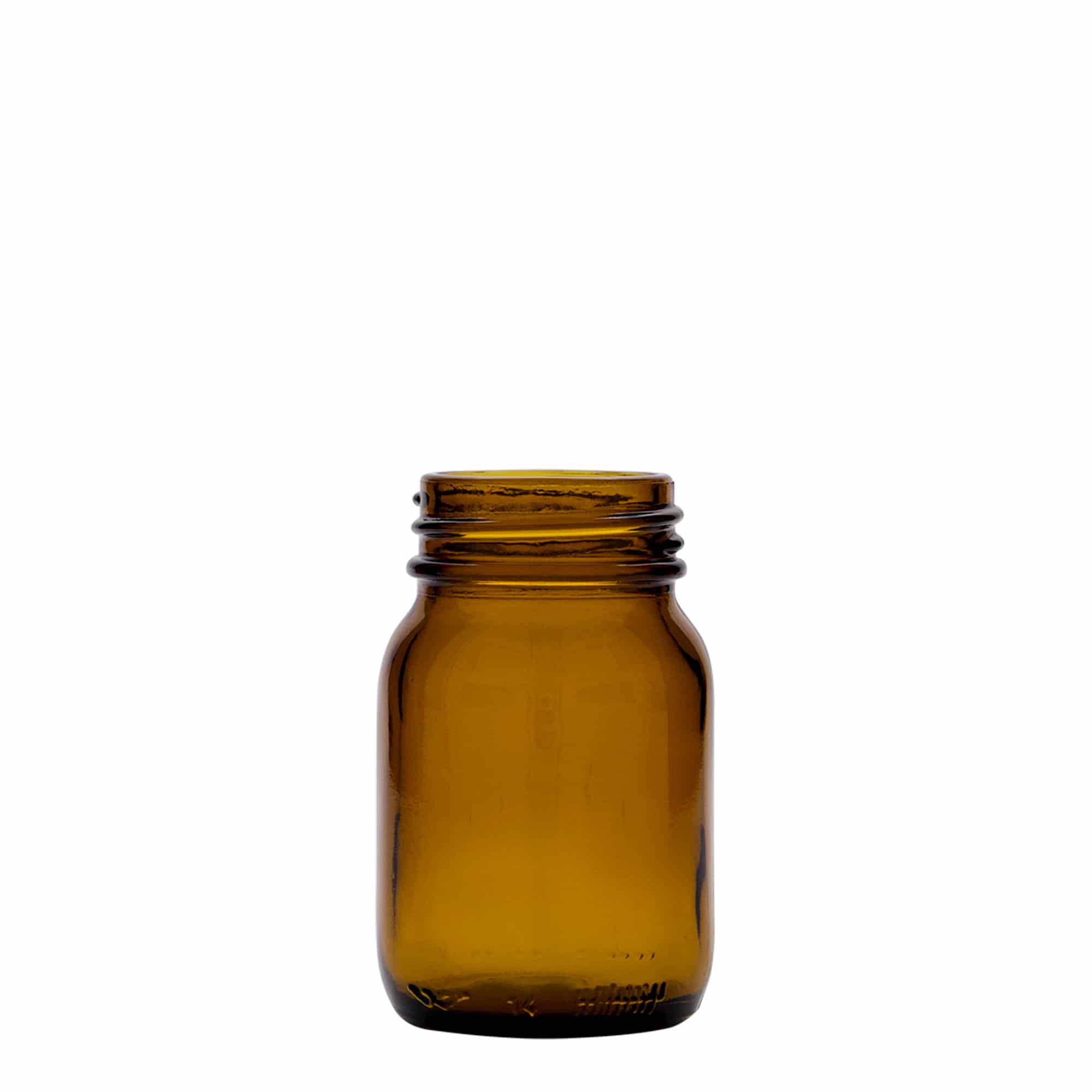 Bocal à col large 75 ml, brun, bouchage: DIN 40 Bocal à col large 75 ml, brun, bouchage: DIN 40