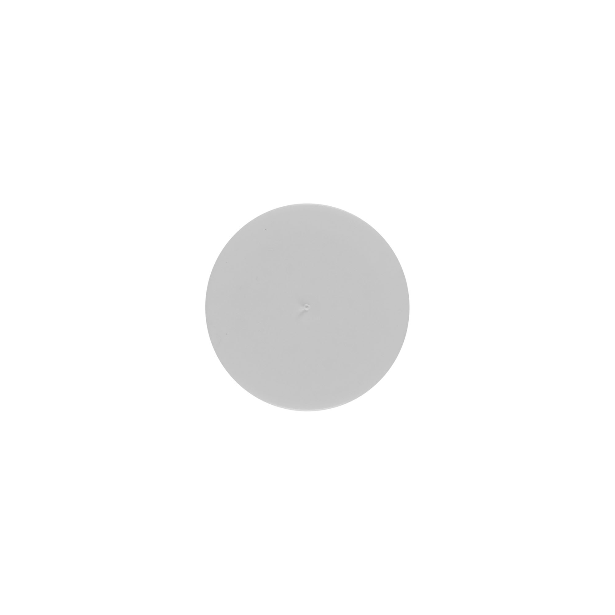 Disque de couverture pour 5 ml 'Bianca', plastique PP, blanc Disque de couverture pour 5 ml 'Bianca', plastique PP, blanc