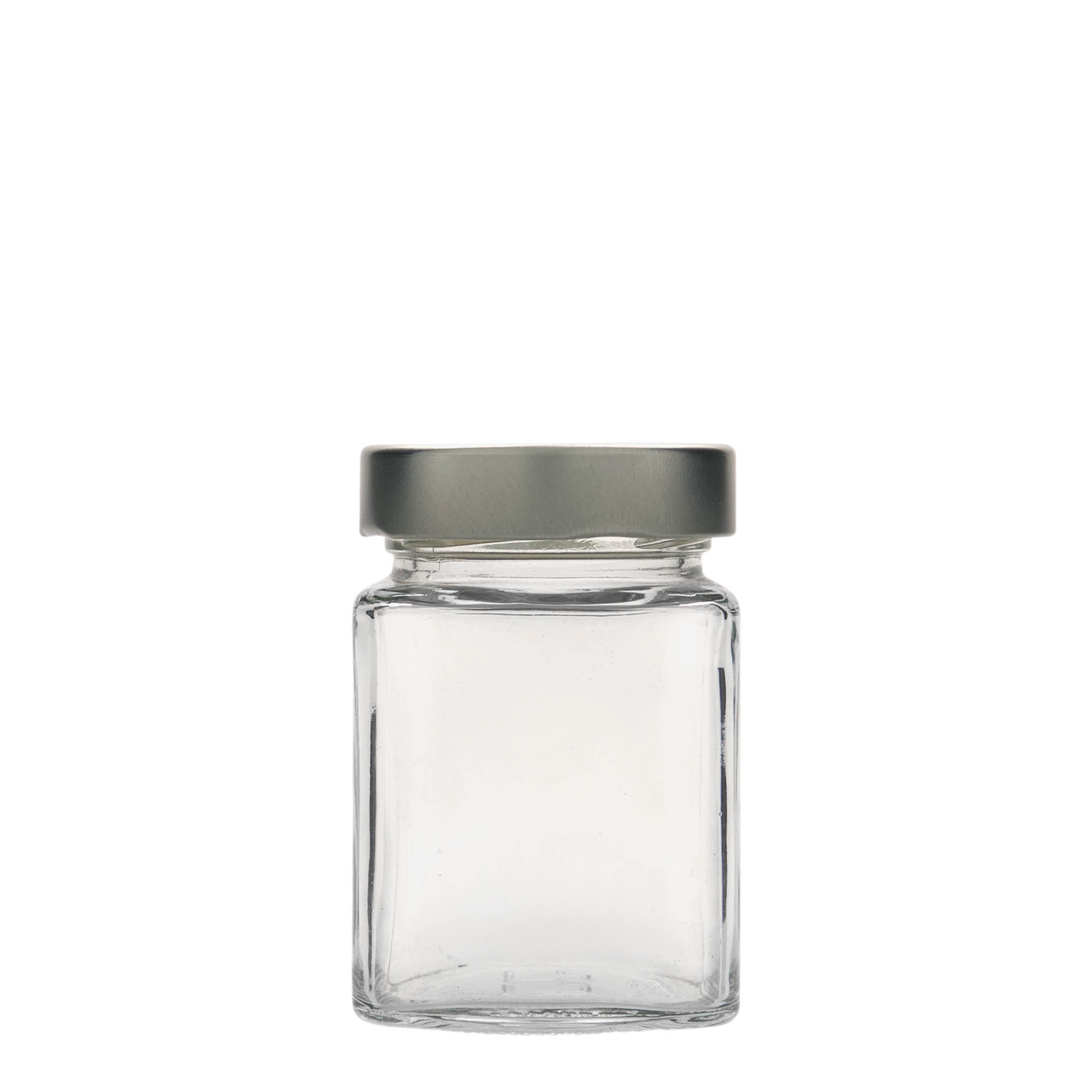 212 ml bocal carré 'Funny', ouverture : Deep-Twist-Off (DTO 58)