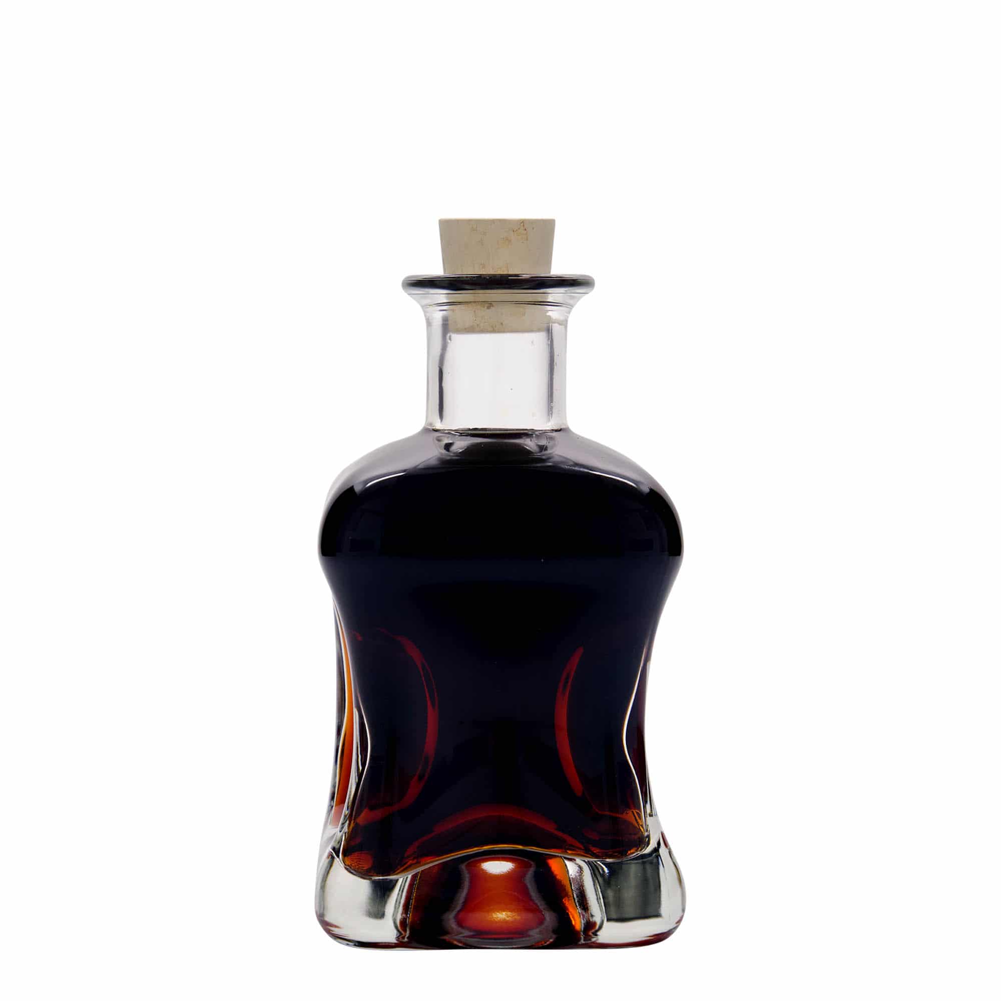 Bouteille en verre 350 ml 'Dublin', carrée, bouchage: bouchon