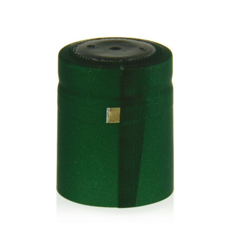 Capsule thermo-rétractable 32x41, plastique PVC, vert foncé