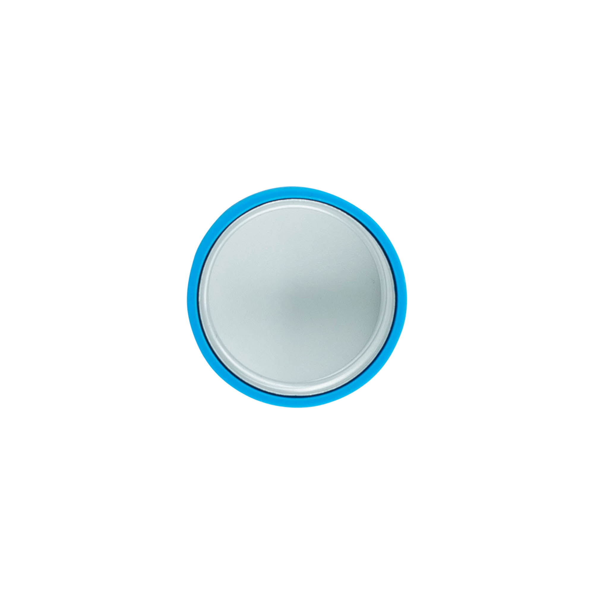 Bouchon à vis, plastique ABS, bleu eau, pour ouverture : GPI 28/400