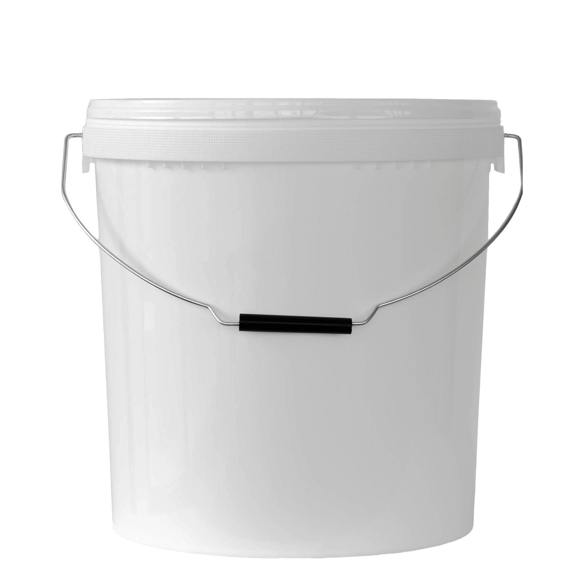 Seau de 20 l, plastique PP, blanc