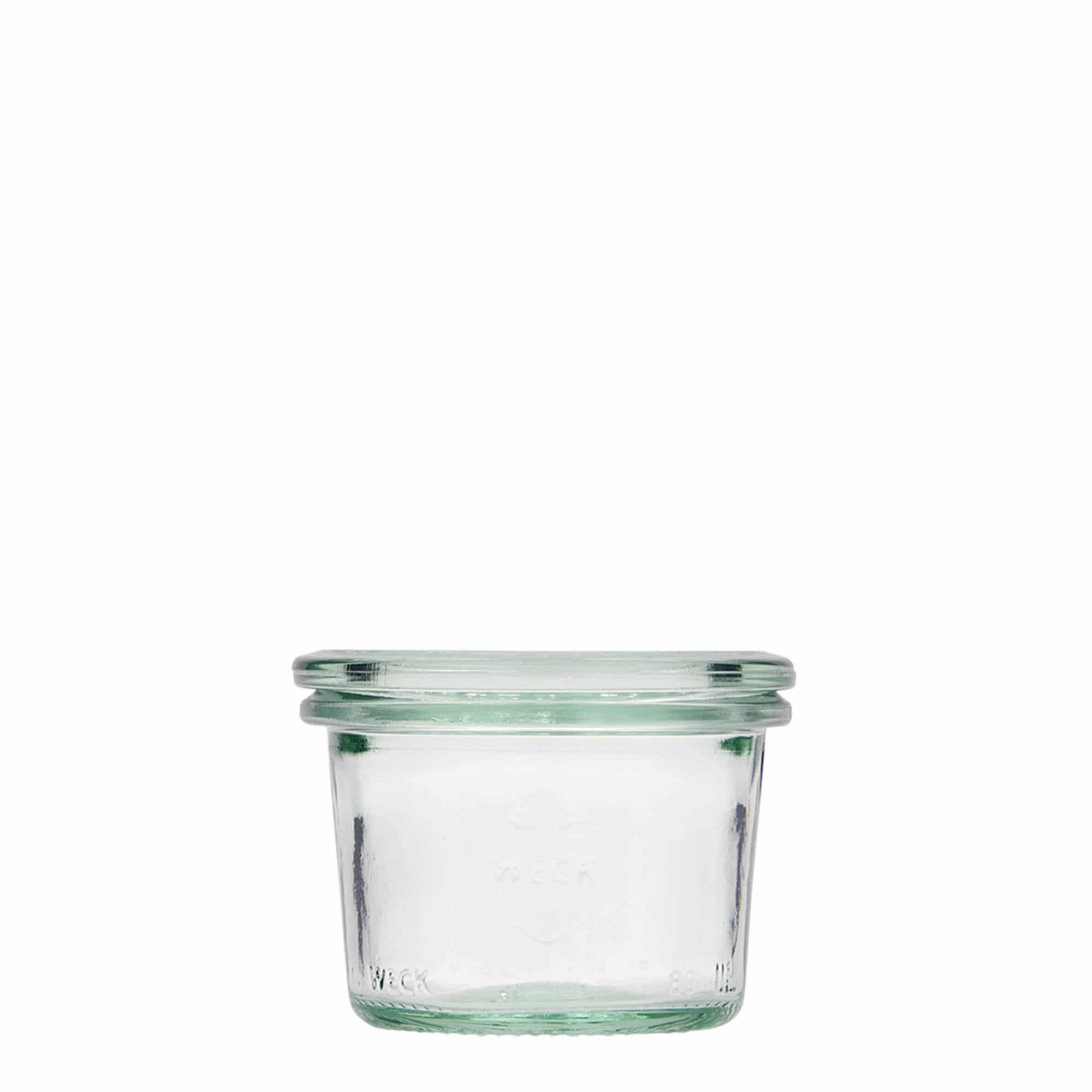 80 ml bocal WECK à renversement, ouverture : bord rond