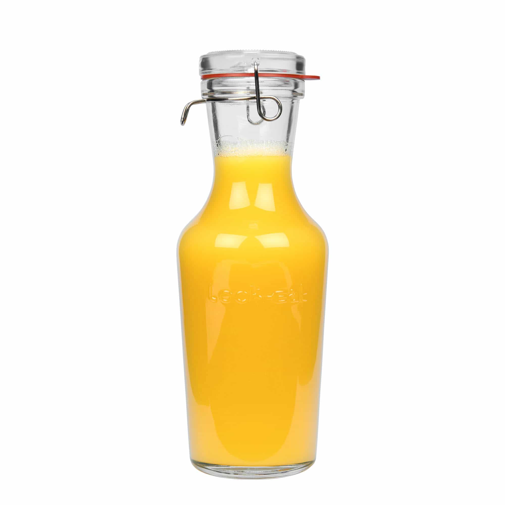 Carafe en verre 1 000 ml 'Lock-Eat', bouchage: bouchon mécanique