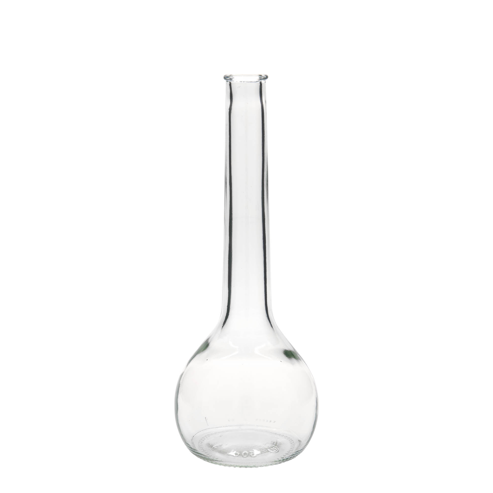 Bouteille en verre 500 ml 'Tulipano', ouverture : bouchon en liège Bouteille en verre 500 ml 'Tulipano', ouverture : bouchon en liège